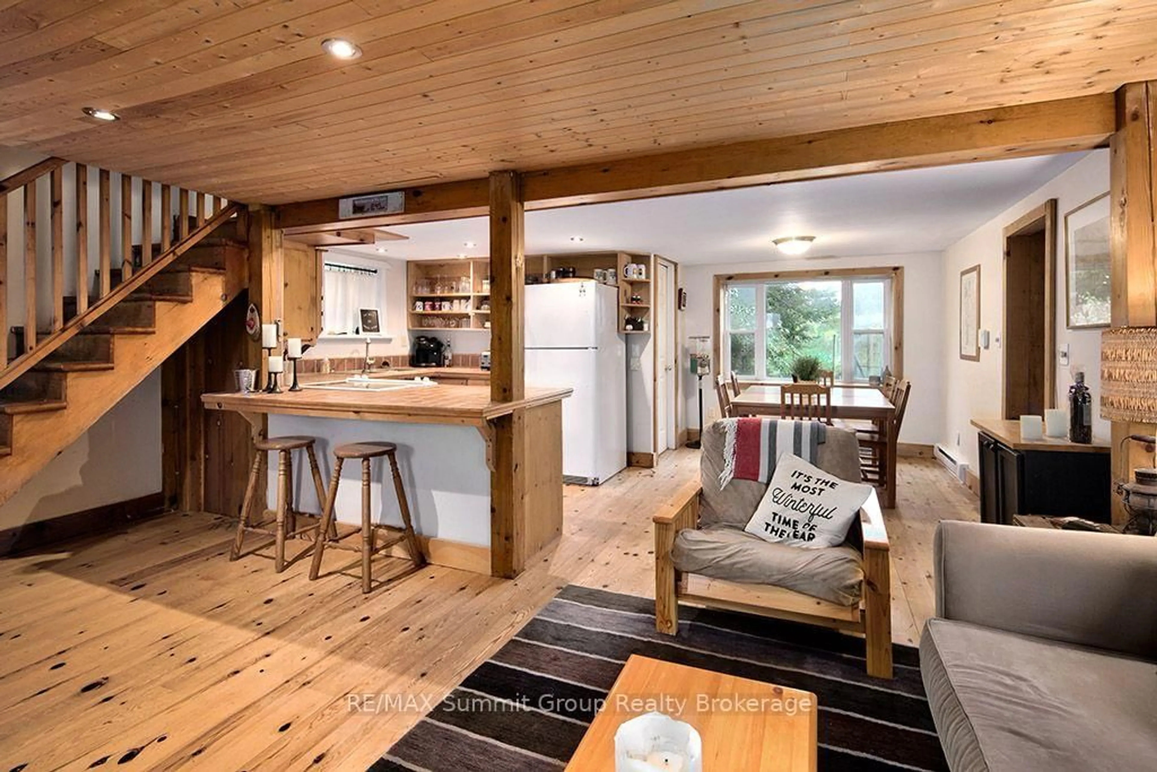 Open concept kitchen, wood/laminate floor for 154600 Grey Road 32, Grey Highlands Ontario N0C 1H0