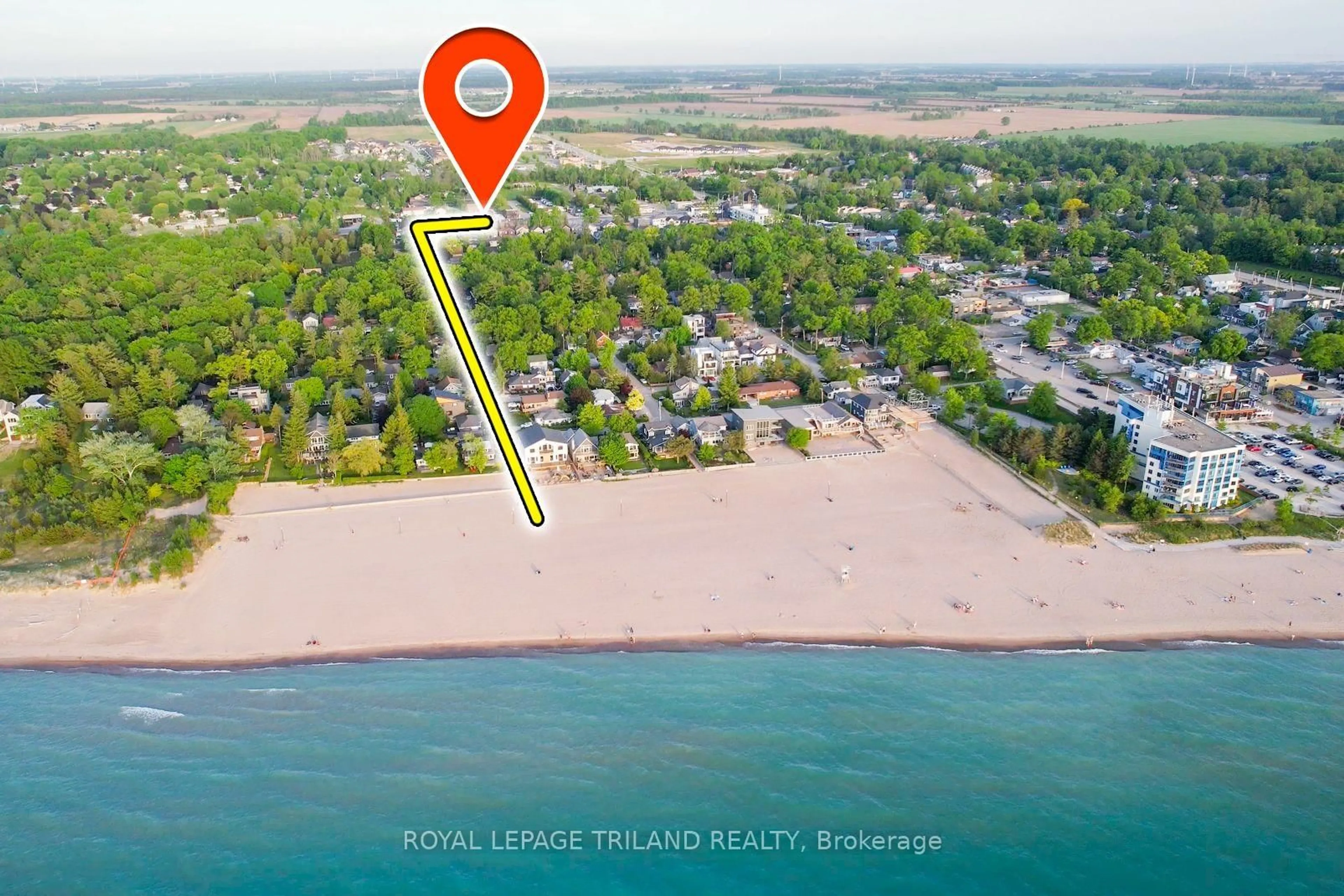 Picture of a map for 8 OAK St #5, Lambton Shores Ontario N0M 1T0
