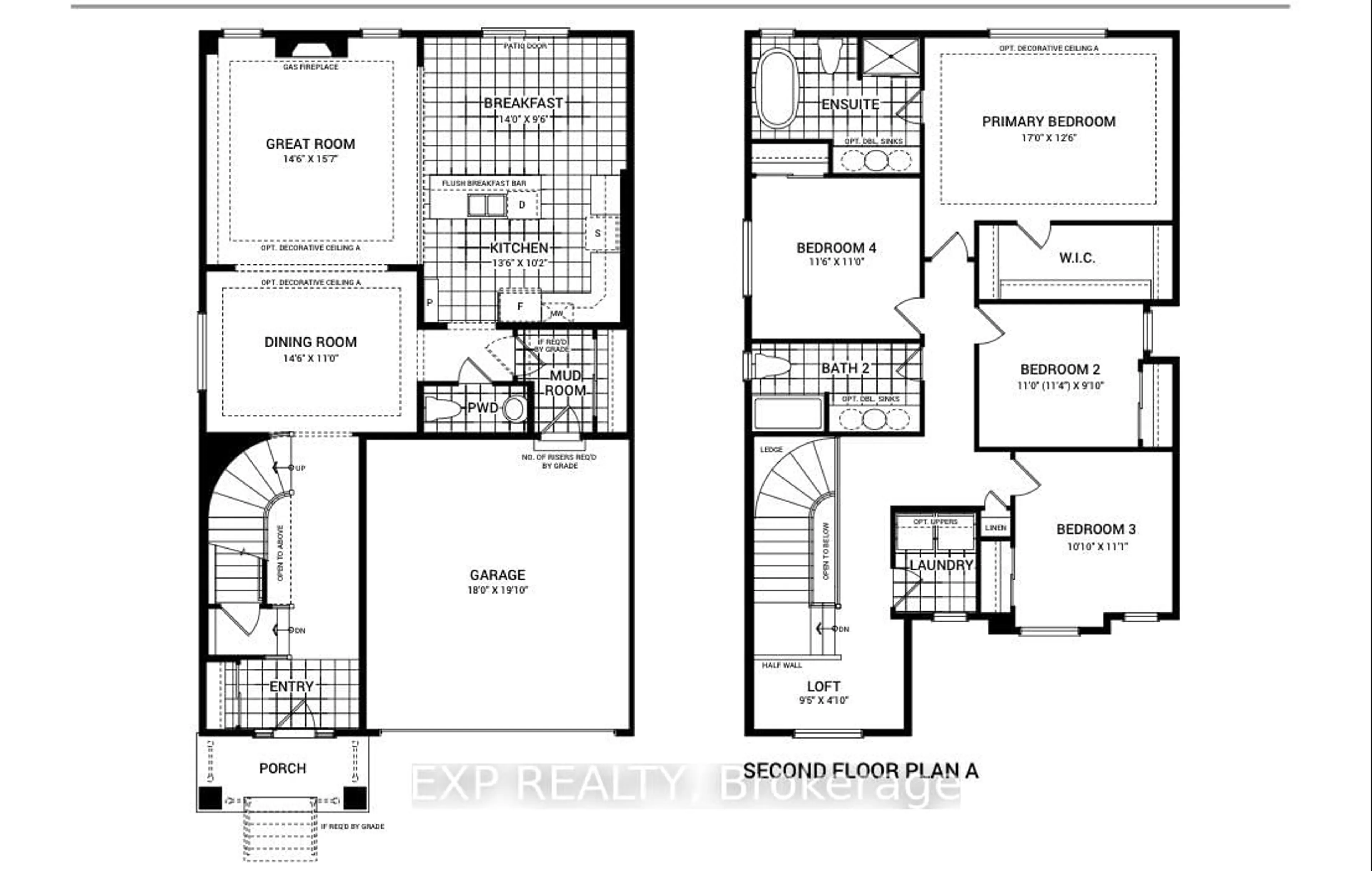 Floor plan for 12 Knockaderry Cres, Ottawa Ontario K2C 3H2