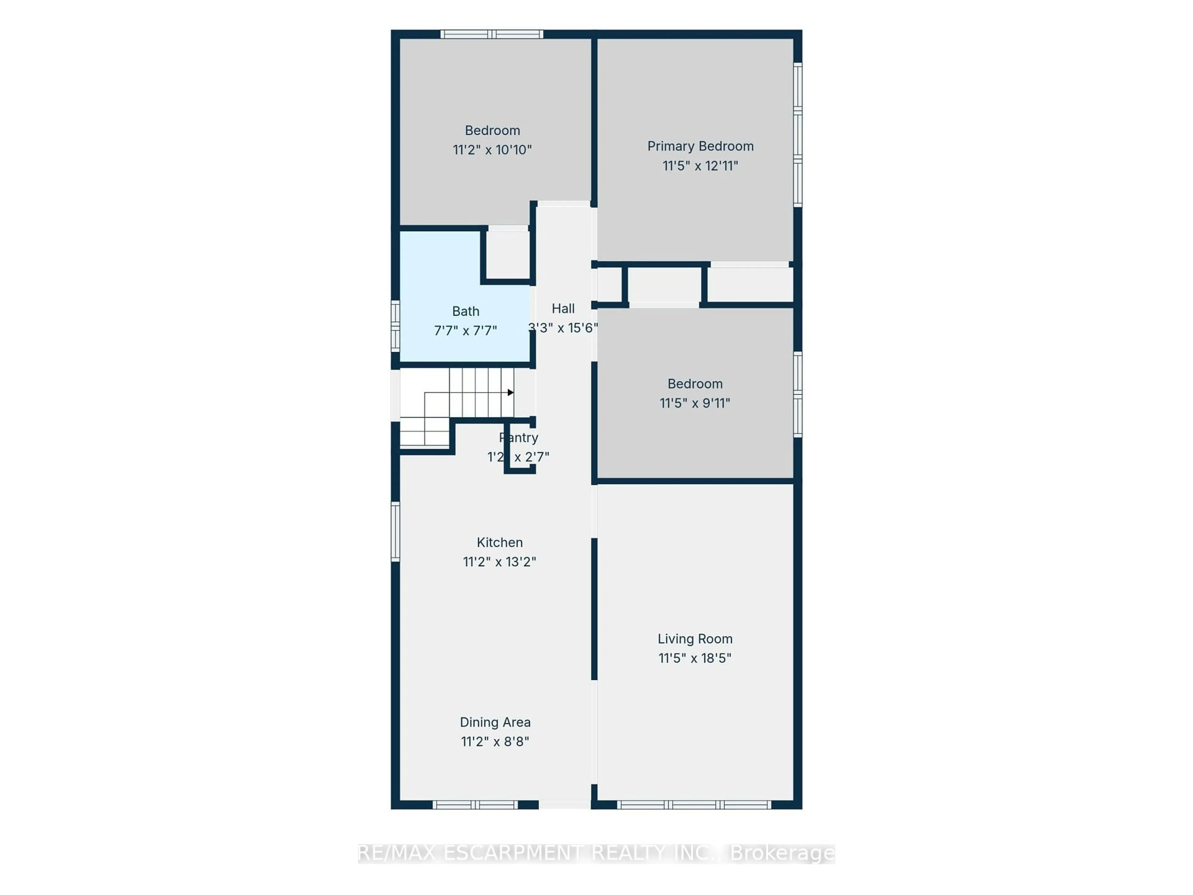 Floor plan for 1894 Main St, Hamilton Ontario L8H 1G5