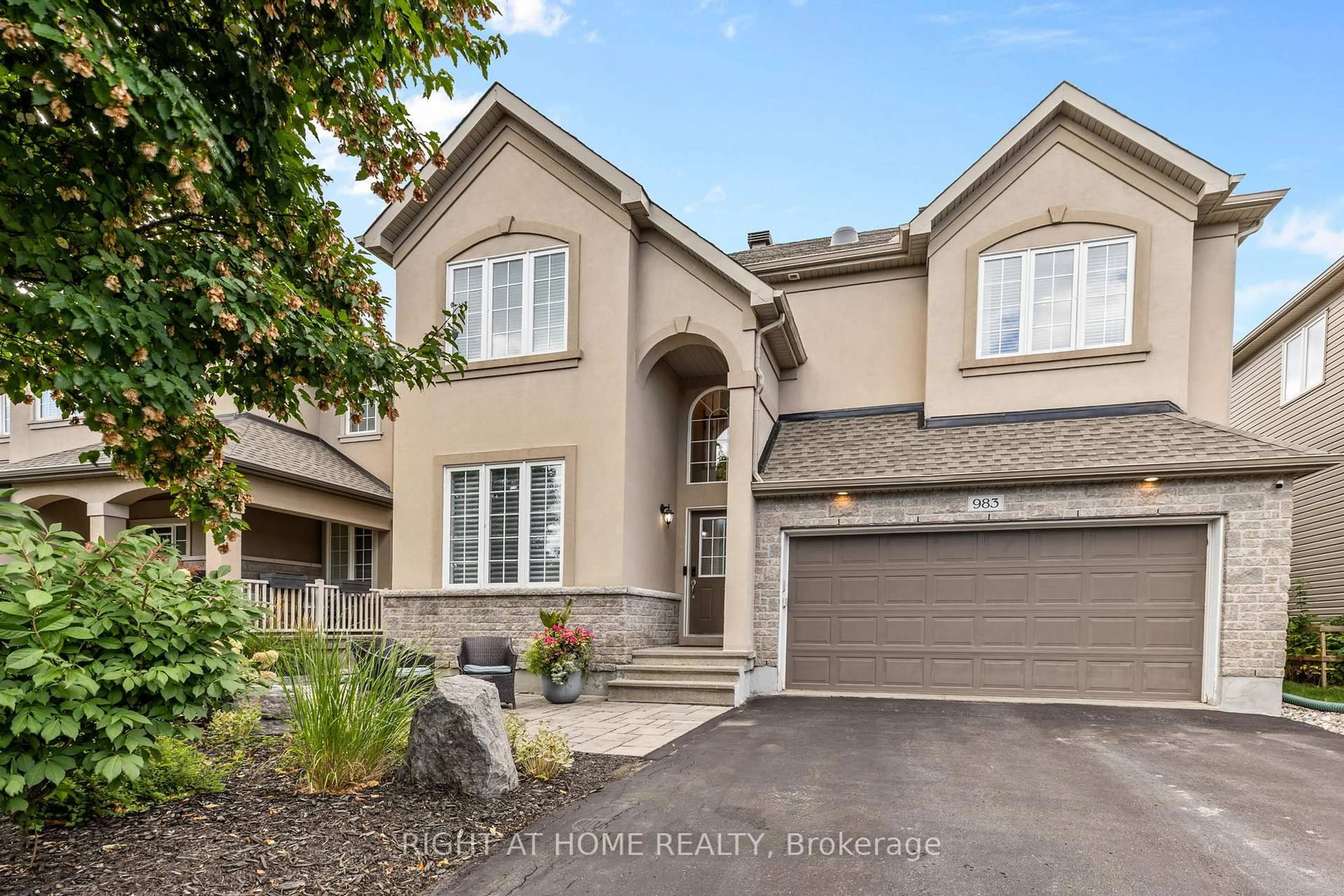 Home with brick exterior material, street for 983 Fieldfair Way, Ottawa Ontario K4A 0E4
