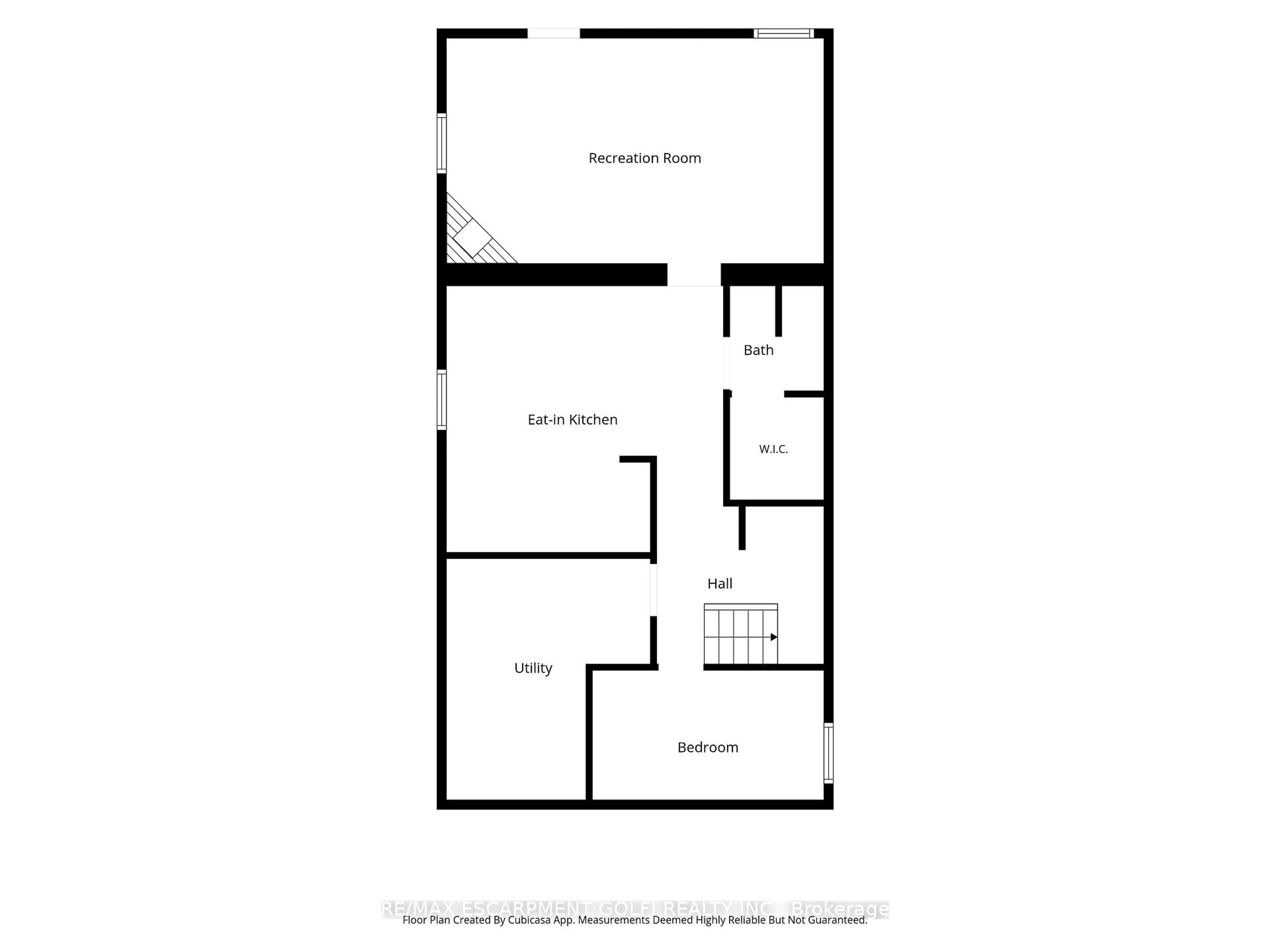 Floor plan for 52 Kensington Ave, Hamilton Ontario L8L 7M9