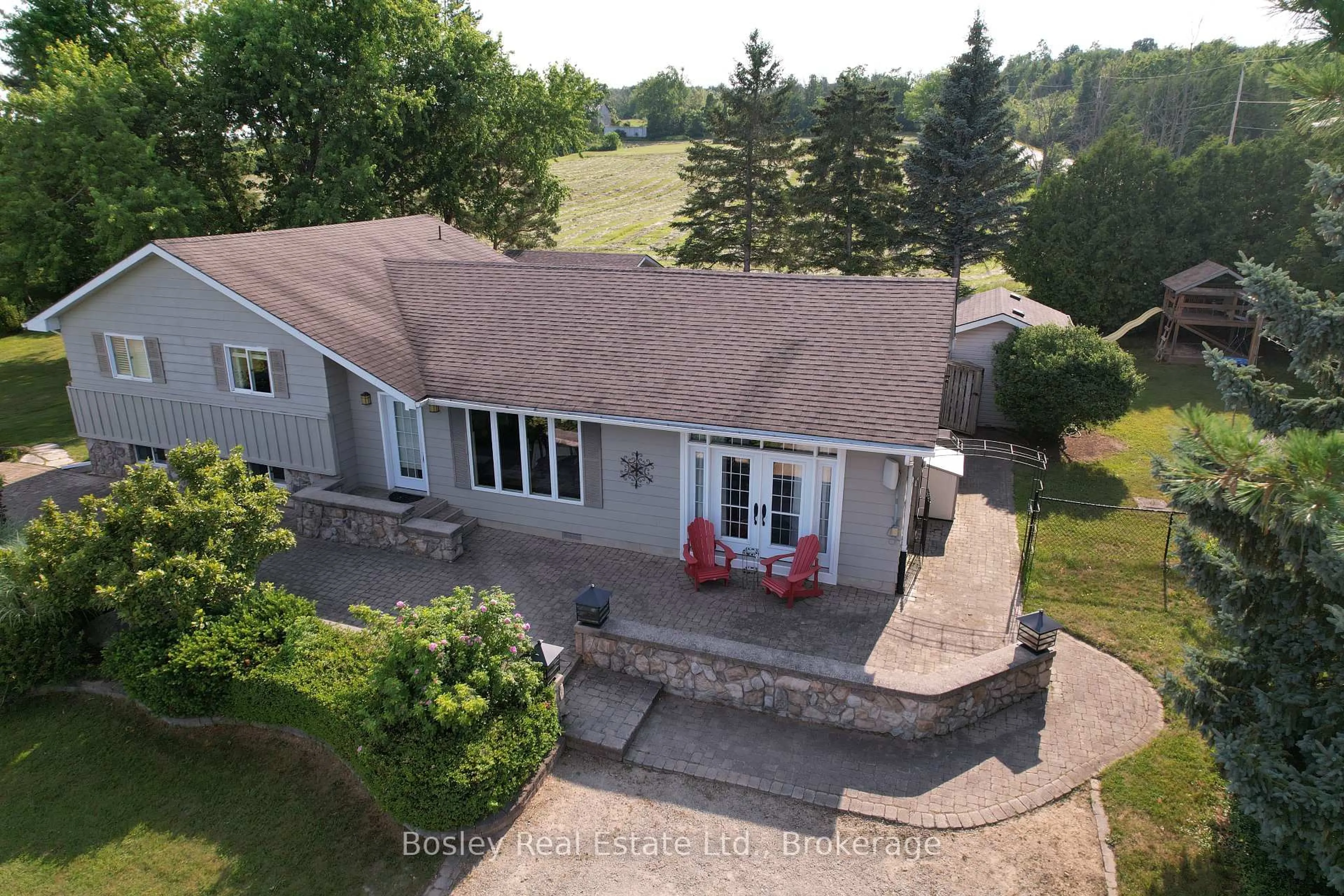 A pic from outside/outdoor area/front of a property/back of a property/a pic from drone, unknown for 357190 The Blue Mountain Meaford Townline, Meaford Ontario N0H 2P0