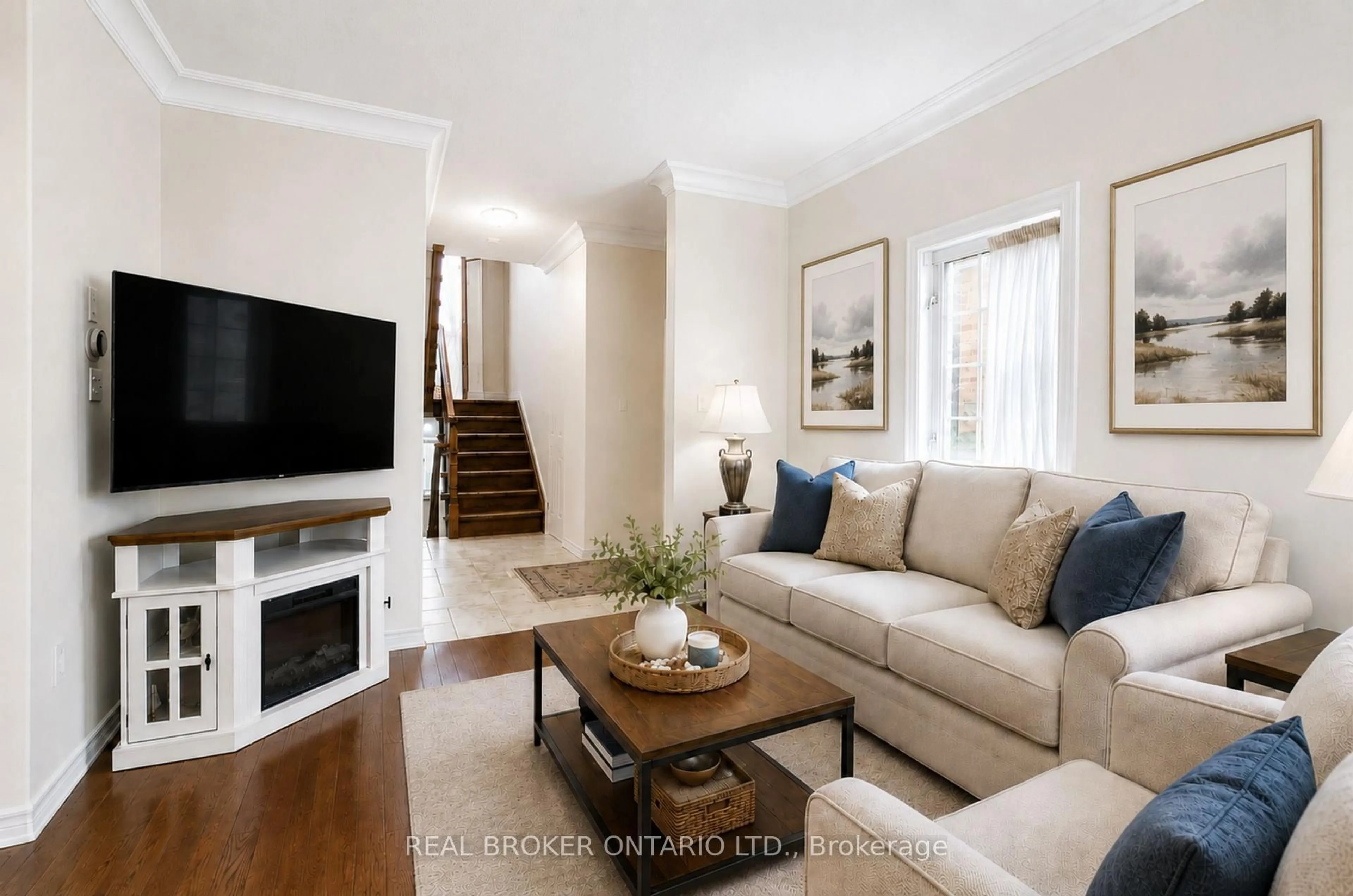 Living room with furniture, unknown for 5 Liddycoat Lane, Hamilton Ontario L9G 0A7