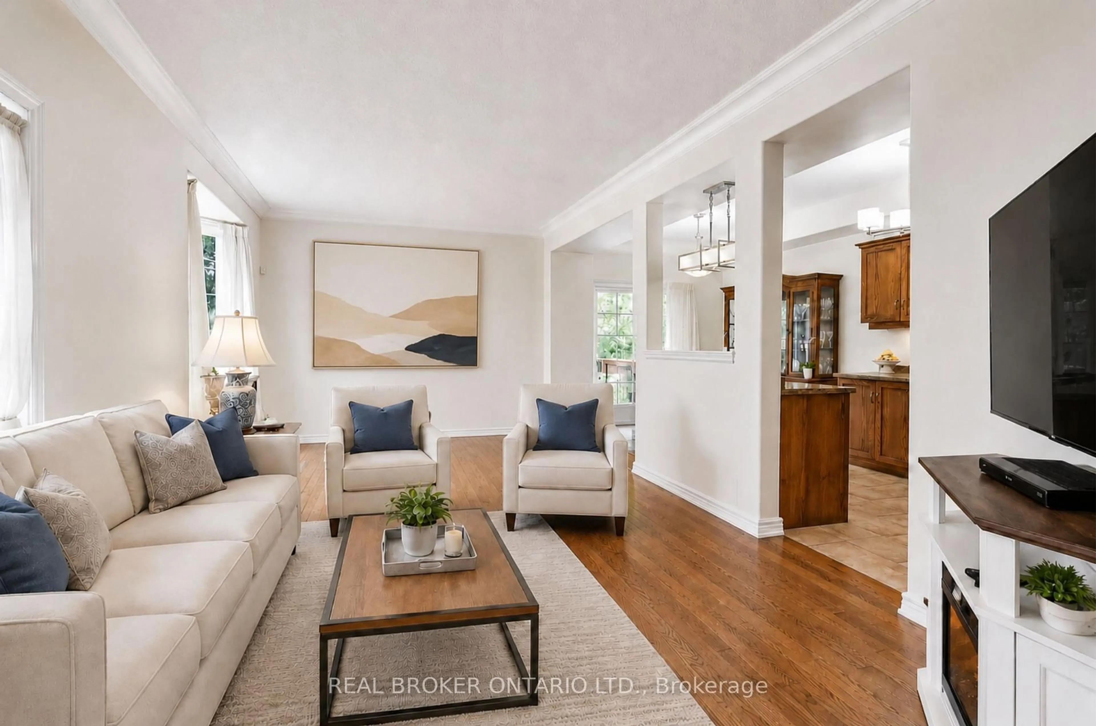 Living room with furniture, unknown for 5 Liddycoat Lane, Hamilton Ontario L9G 0A7