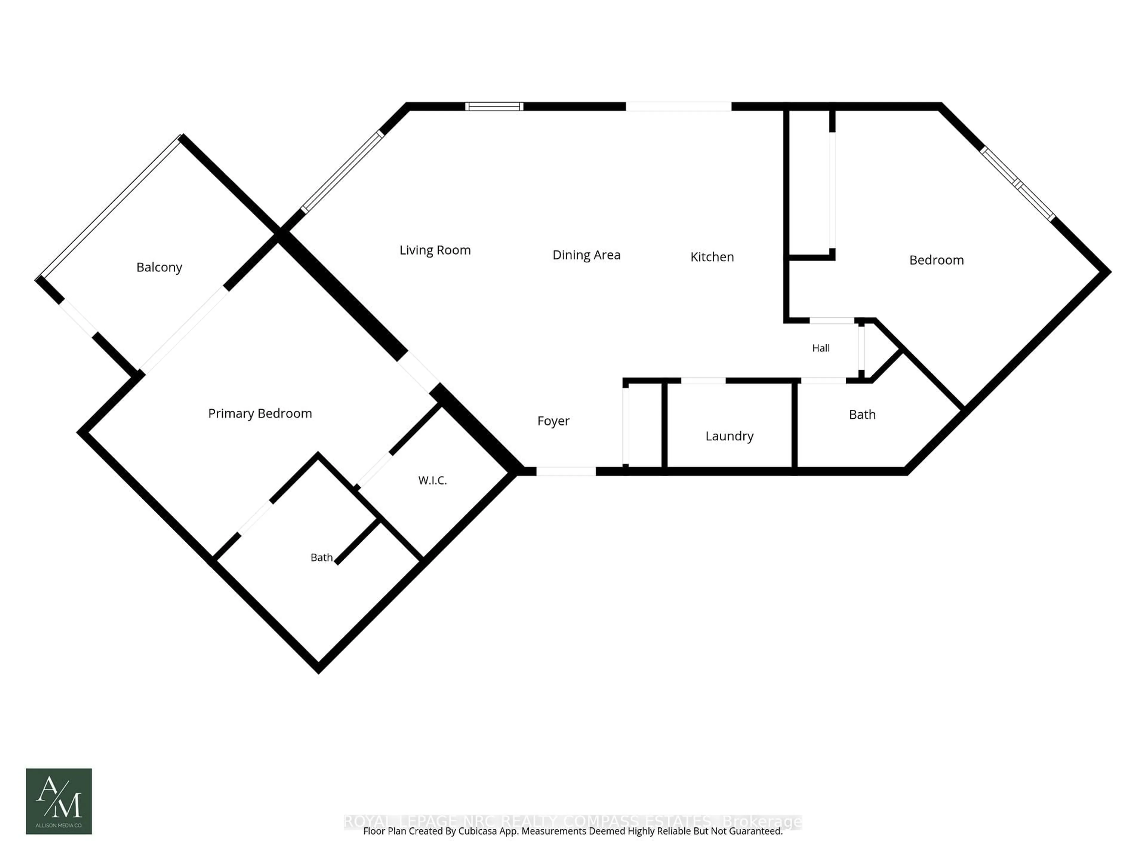 Floor plan for 7549 A Kalar Rd #205, Niagara Falls Ontario L2H 3W6