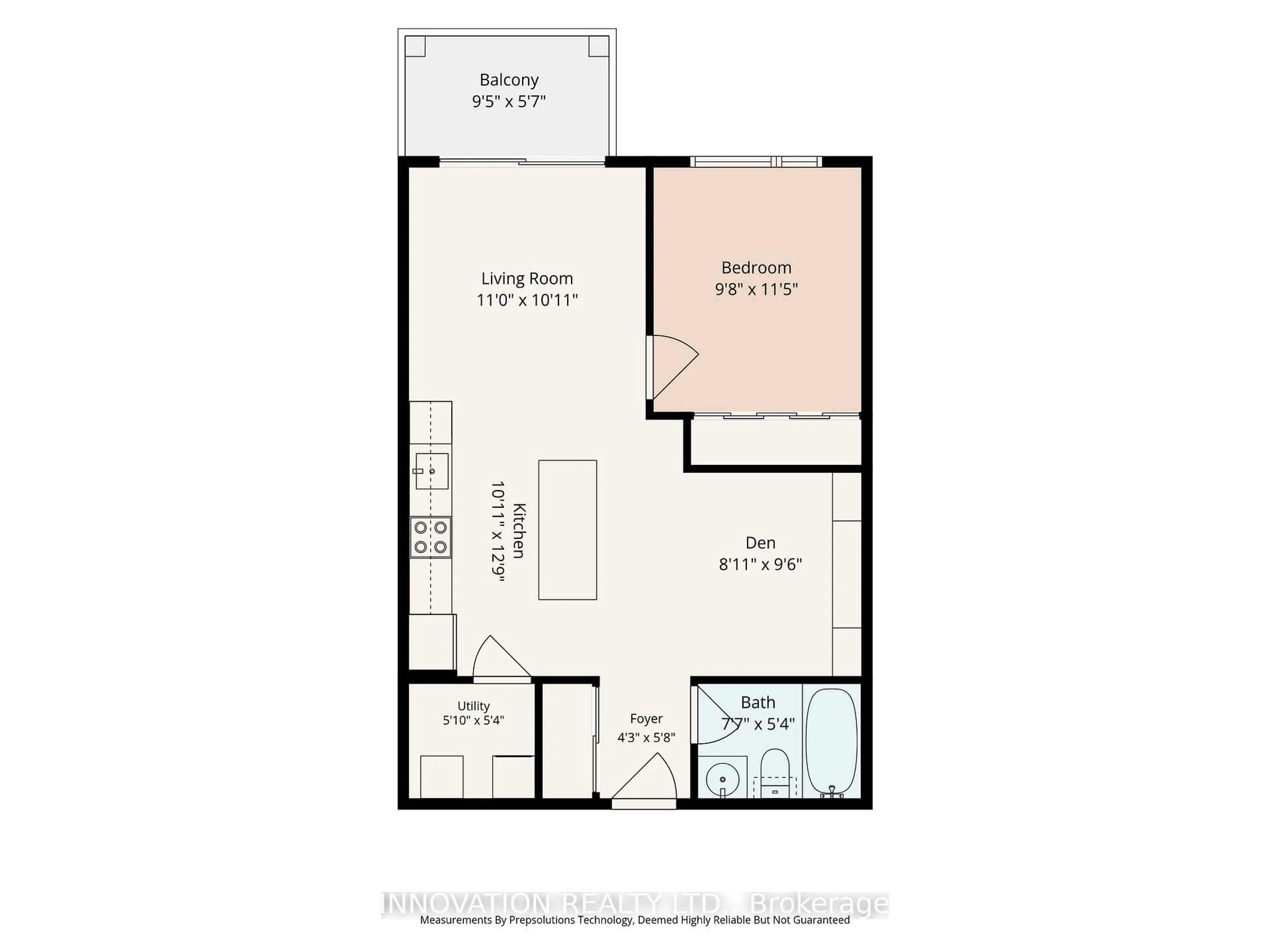 Floor plan for 2785 Baseline Rd #311, Ottawa Ontario K2H 0B7