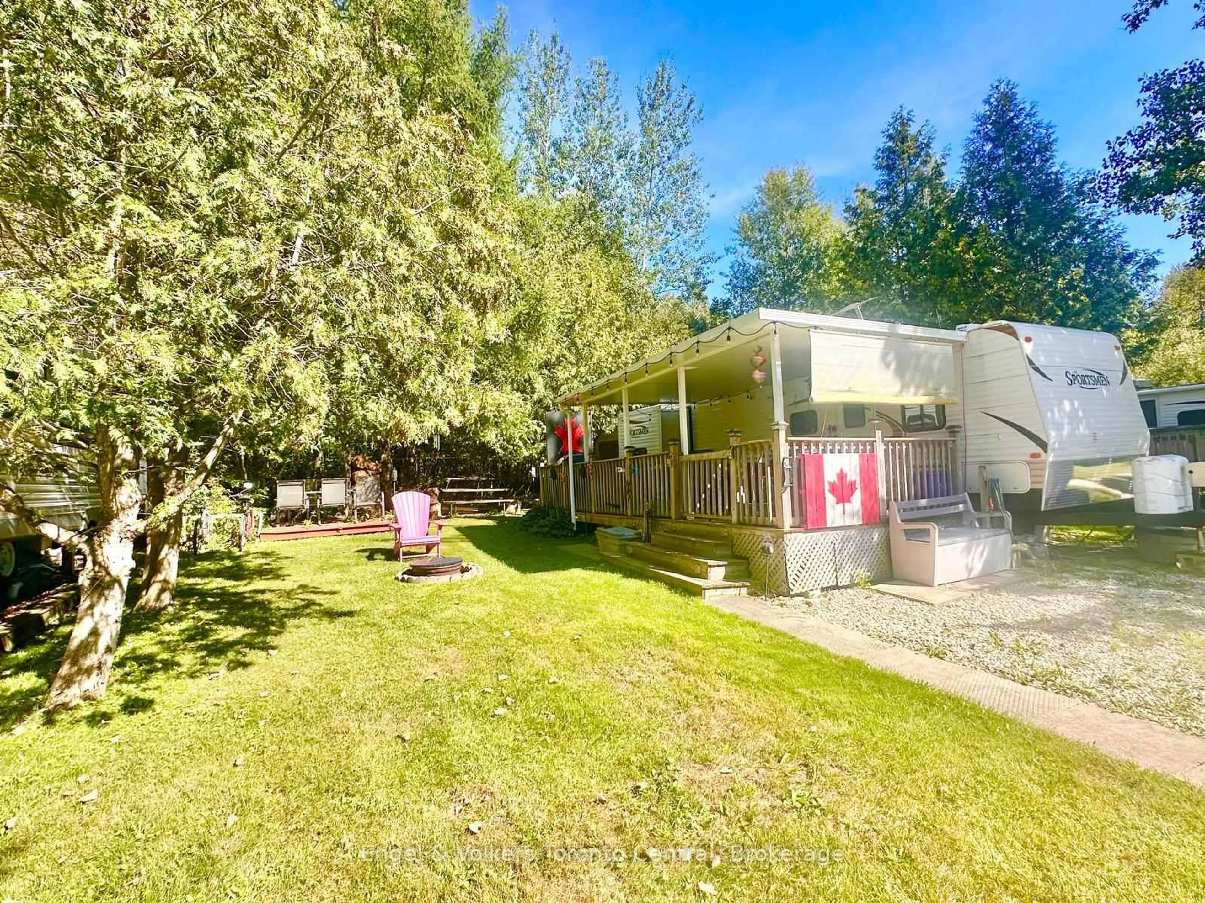 A pic from outside/outdoor area/front of a property/back of a property/a pic from drone, unknown for 7489 SIDEROAD 5 E #L 30, Wellington North Ontario N0G 2L0