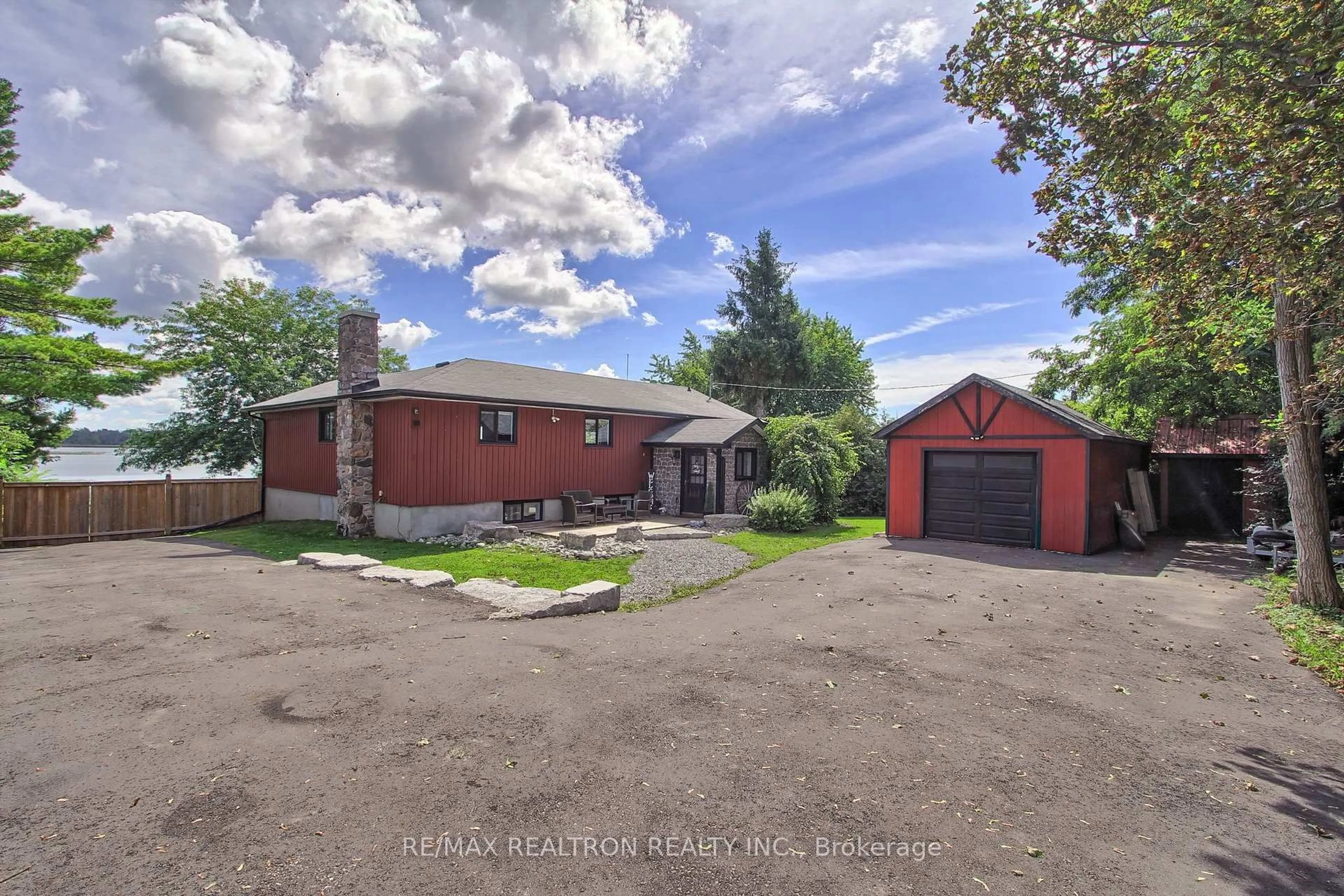 A pic from outside/outdoor area/front of a property/back of a property/a pic from drone, street for 126 O'Reilly Lane, Kawartha Lakes Ontario K0M 2C0