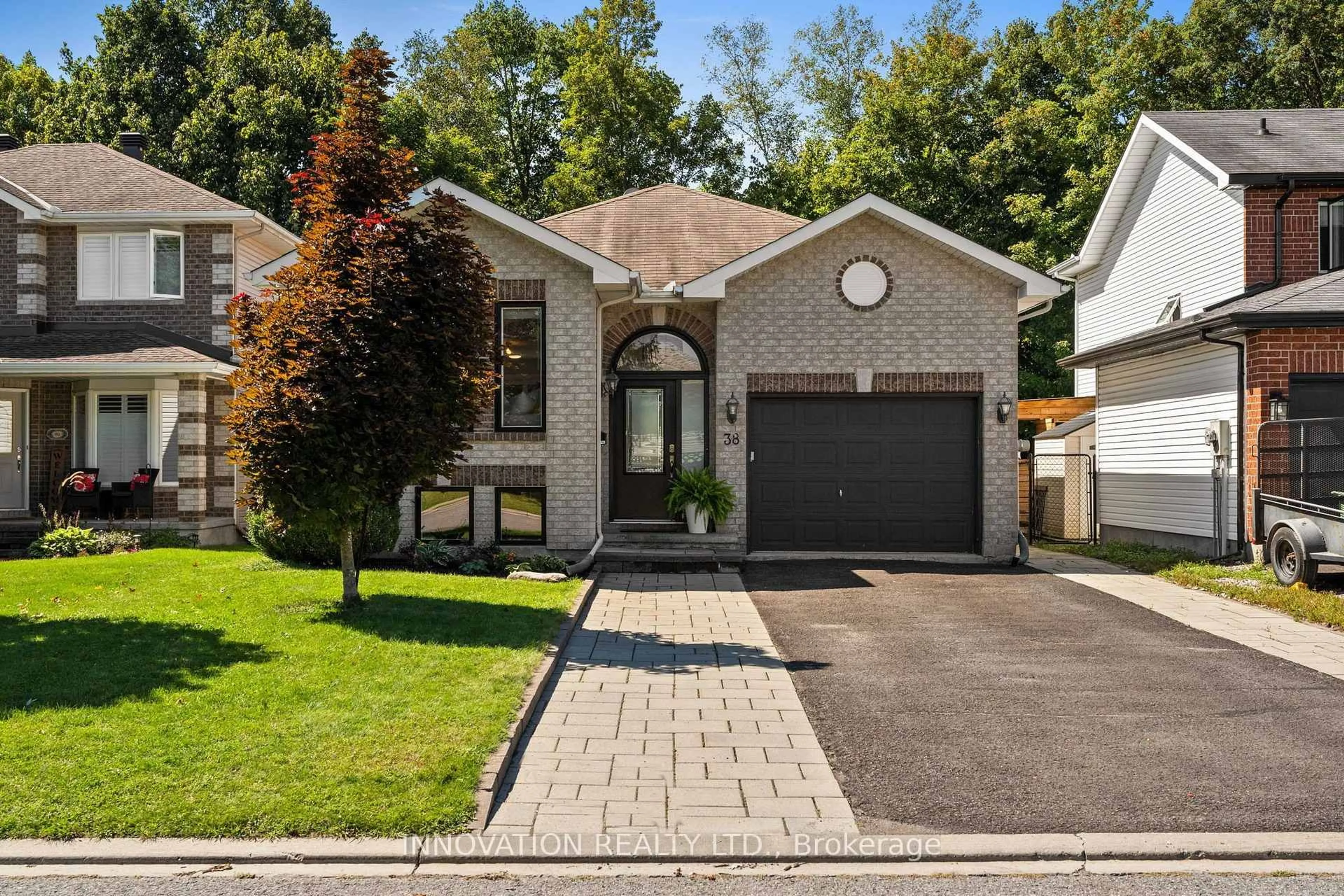 Home with brick exterior material, street for 38 Steggall Cres, Stittsville Ontario K2S 1S4