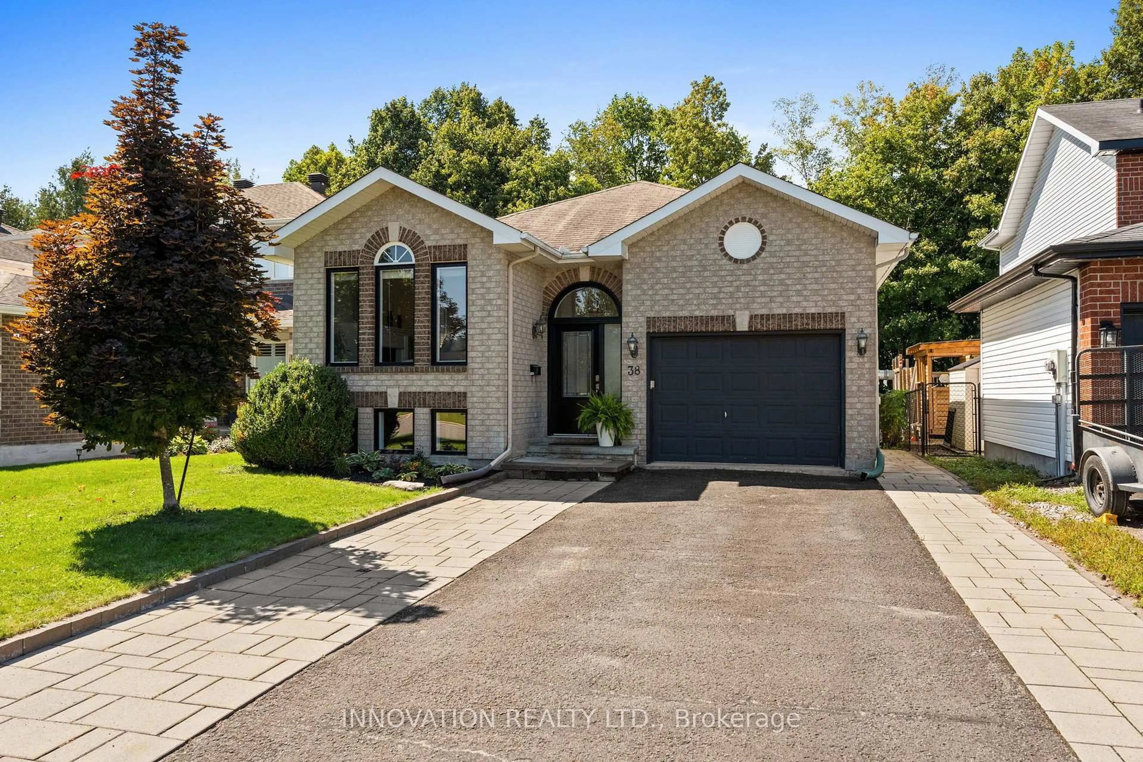 Home with brick exterior material, street for 38 Steggall Cres, Stittsville Ontario K2S 1S4
