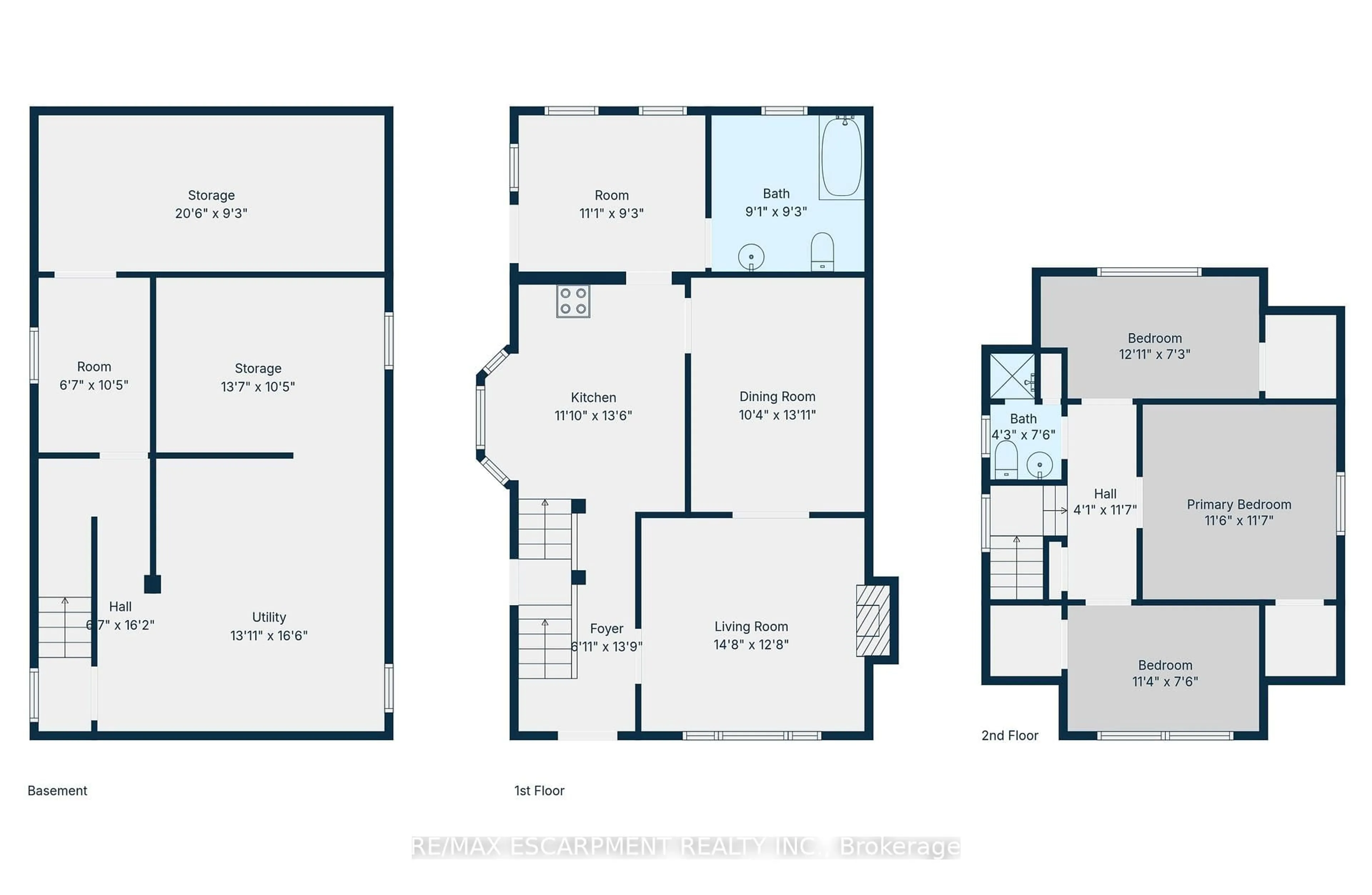Floor plan for 230 Beach Blvd, Hamilton Ontario L8H 6W1