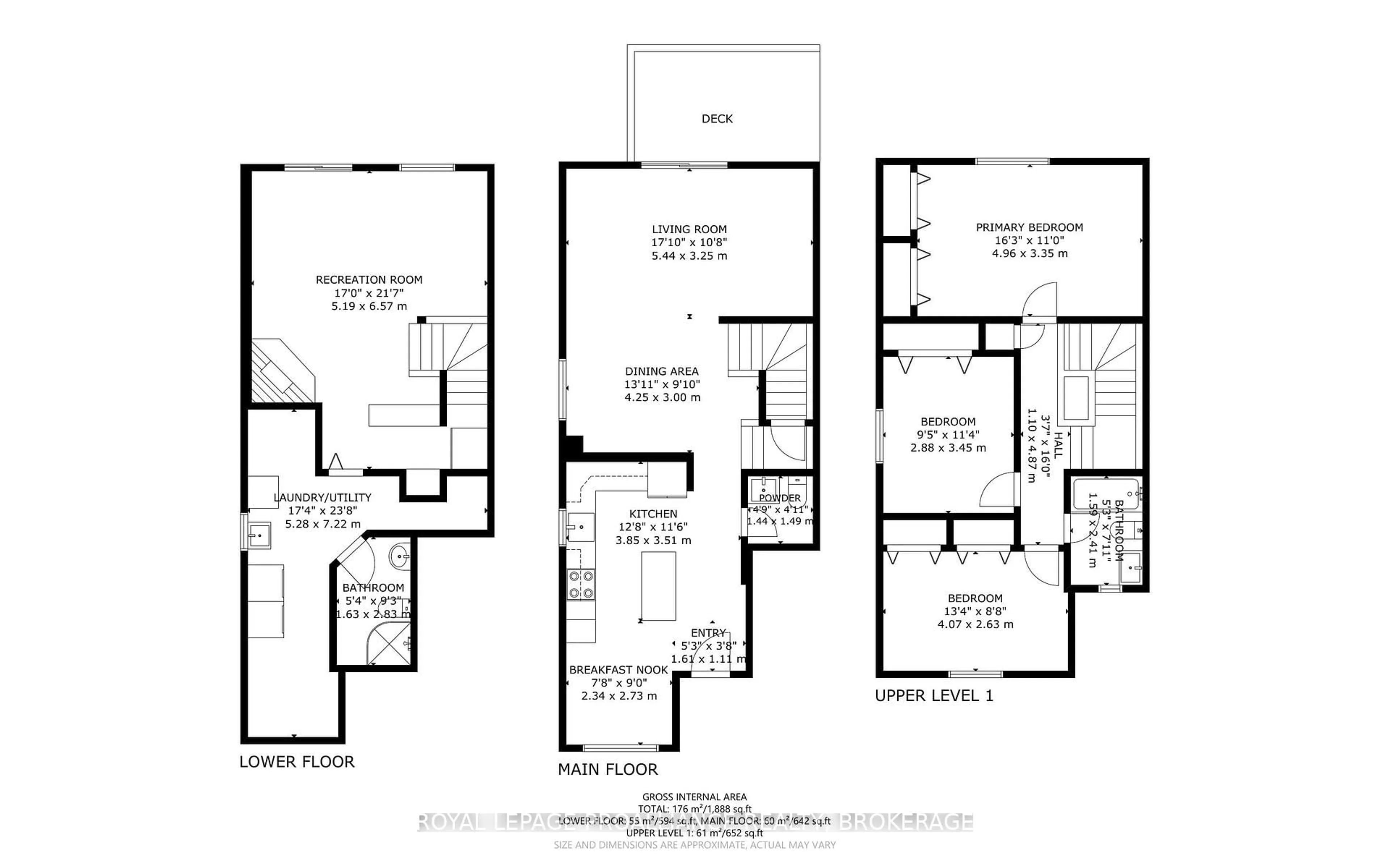 Floor plan for 600 Whistler Terr, Kingston Ontario K7M 8K4
