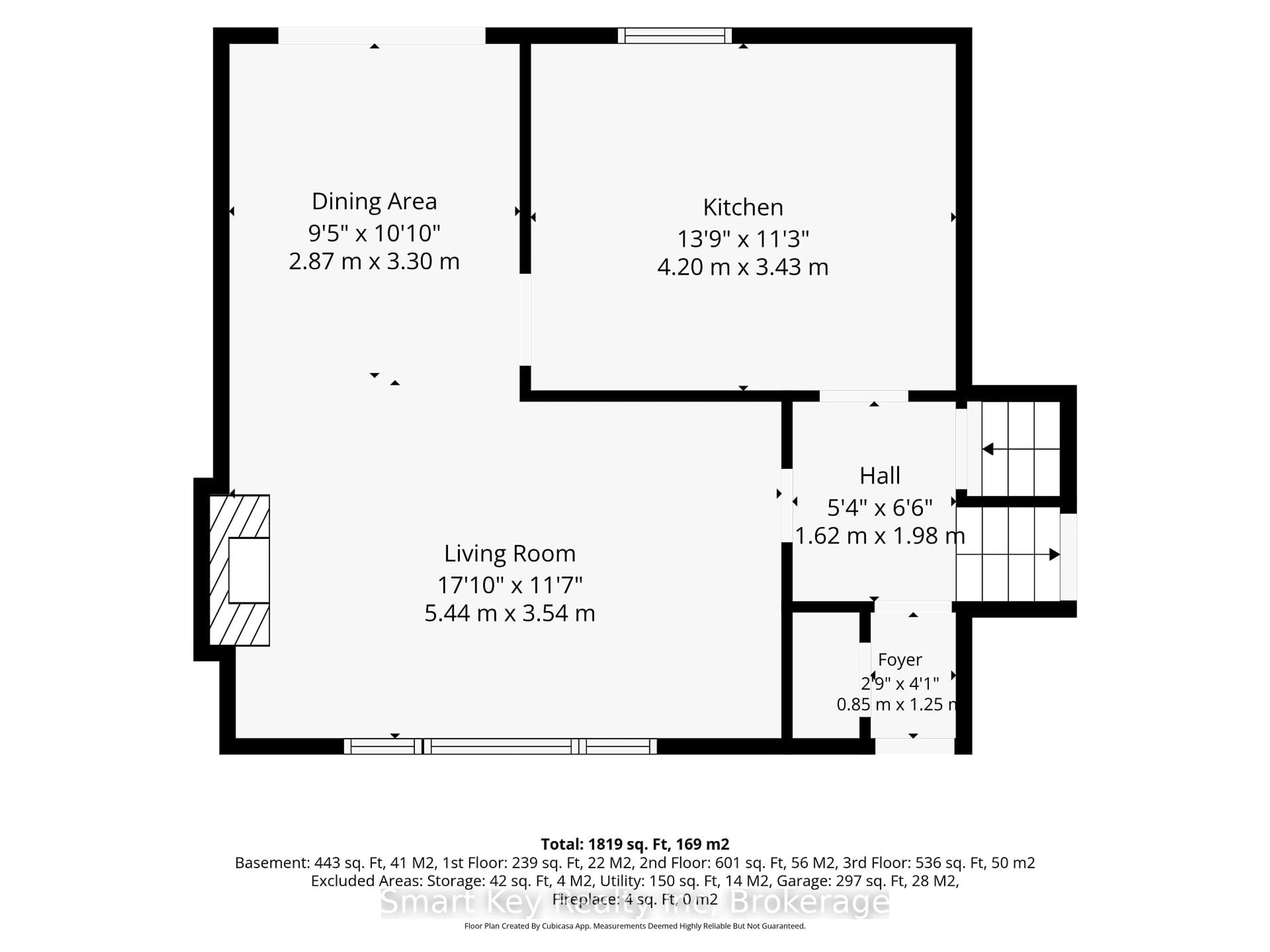 Floor plan for 1165 Cline Cres Cres, Ottawa Ontario K2C 2P3