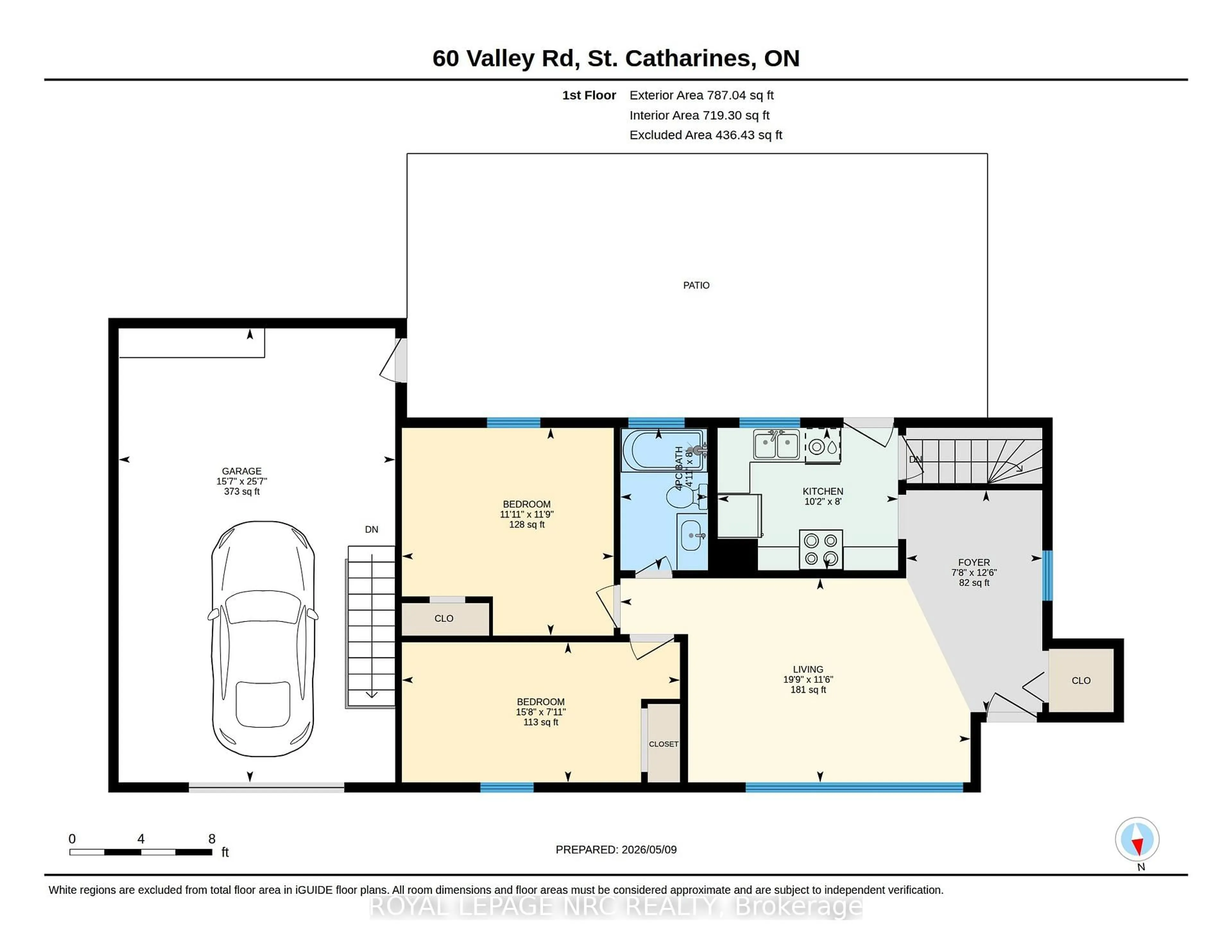 Floor plan for 60 Valley Rd, St. Catharines Ontario L2S 1Y6