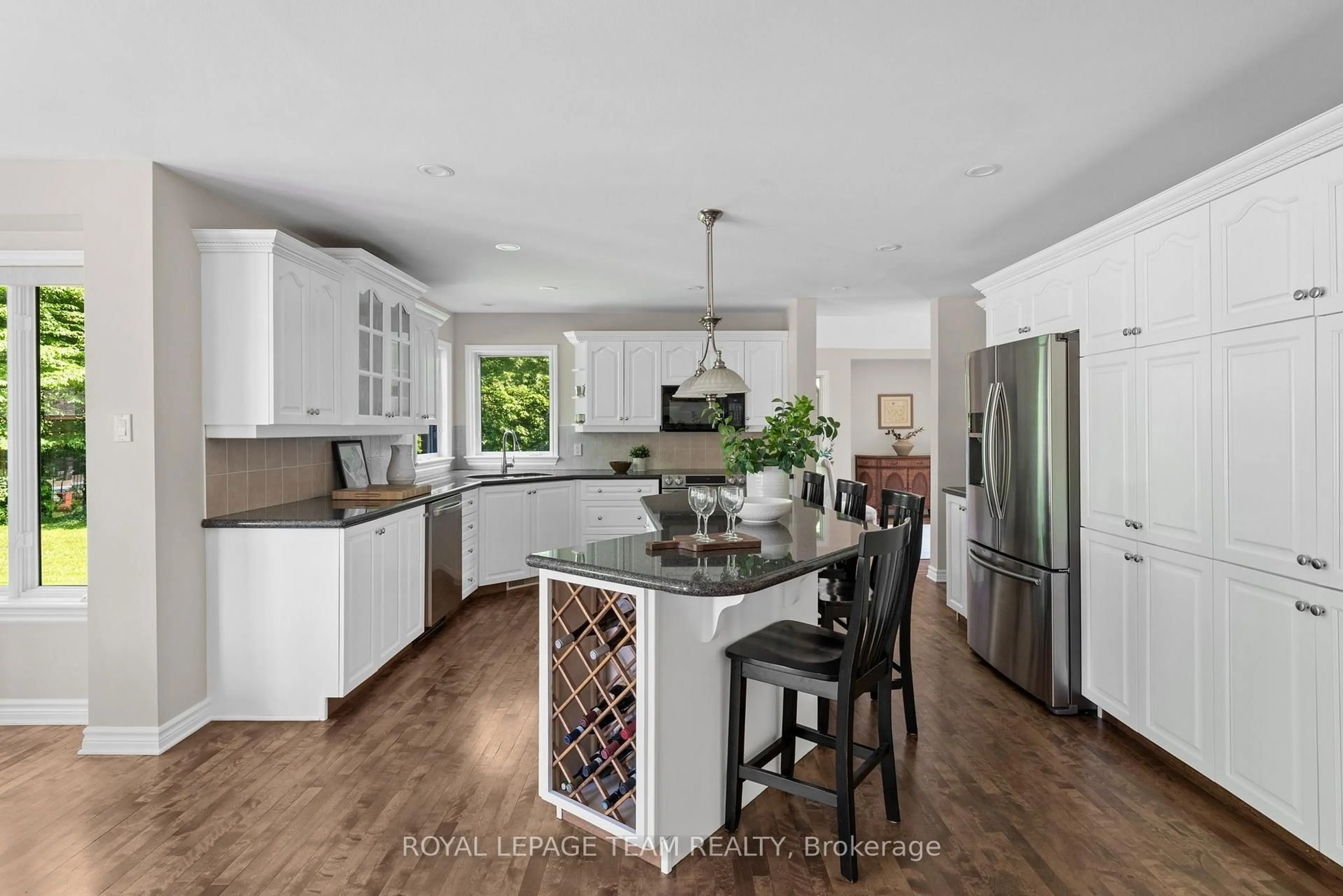 Open concept kitchen, ceramic/tile floor for 50 Marchvale Dr, Ottawa Ontario K2W 1C2