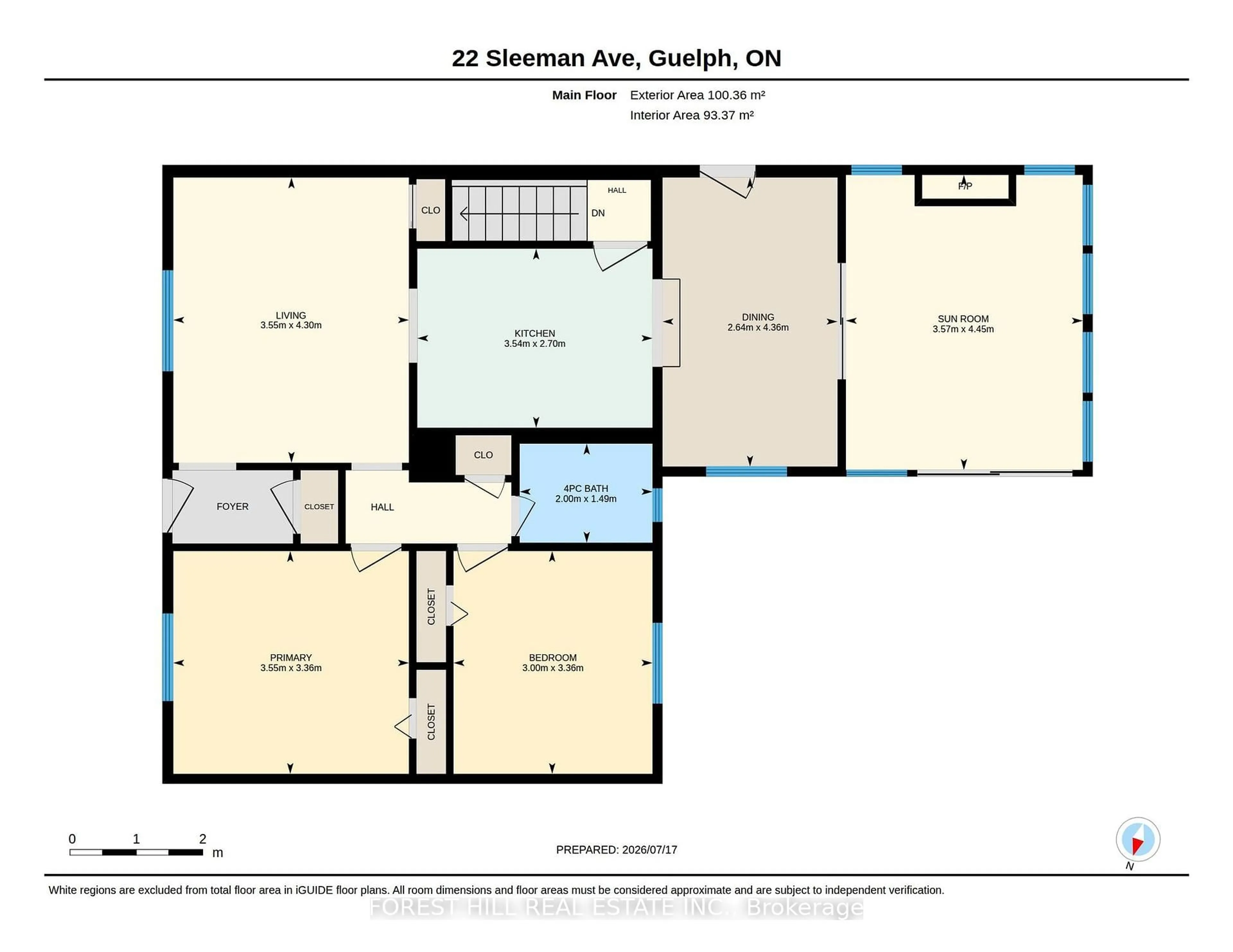 Floor plan for 22 Sleeman Ave, Guelph Ontario N1H 6E9