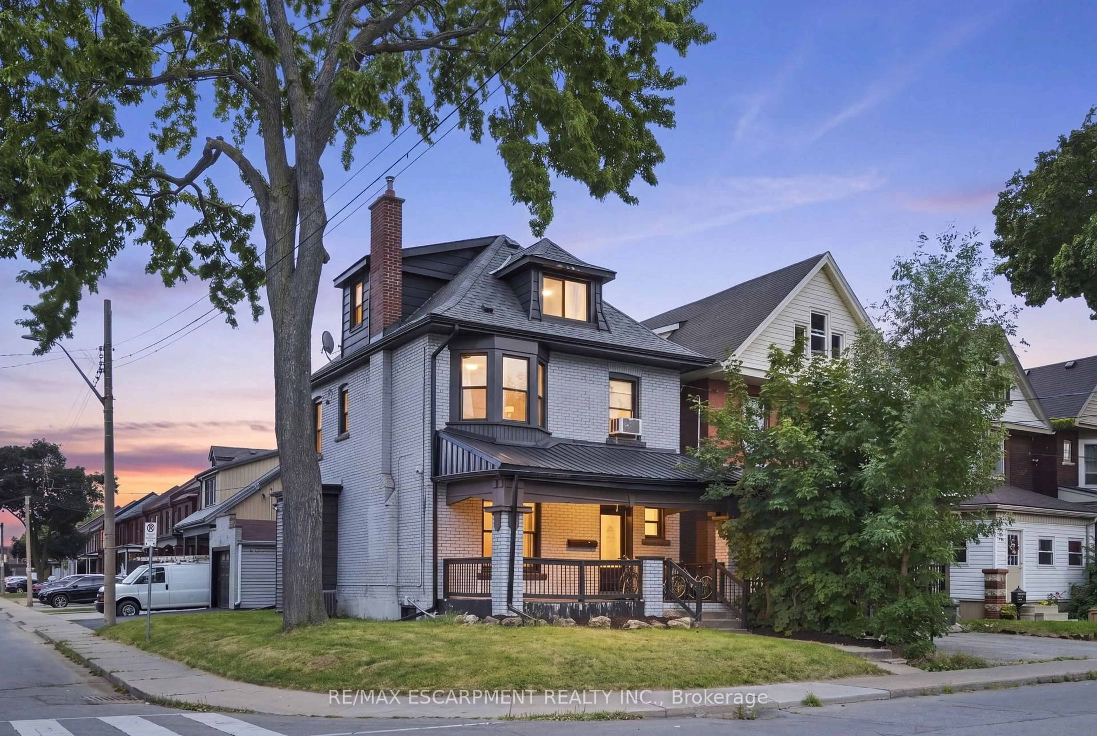 Home with brick exterior material, street for 106 BARNESDALE Ave, Hamilton Ontario L8L 6S5