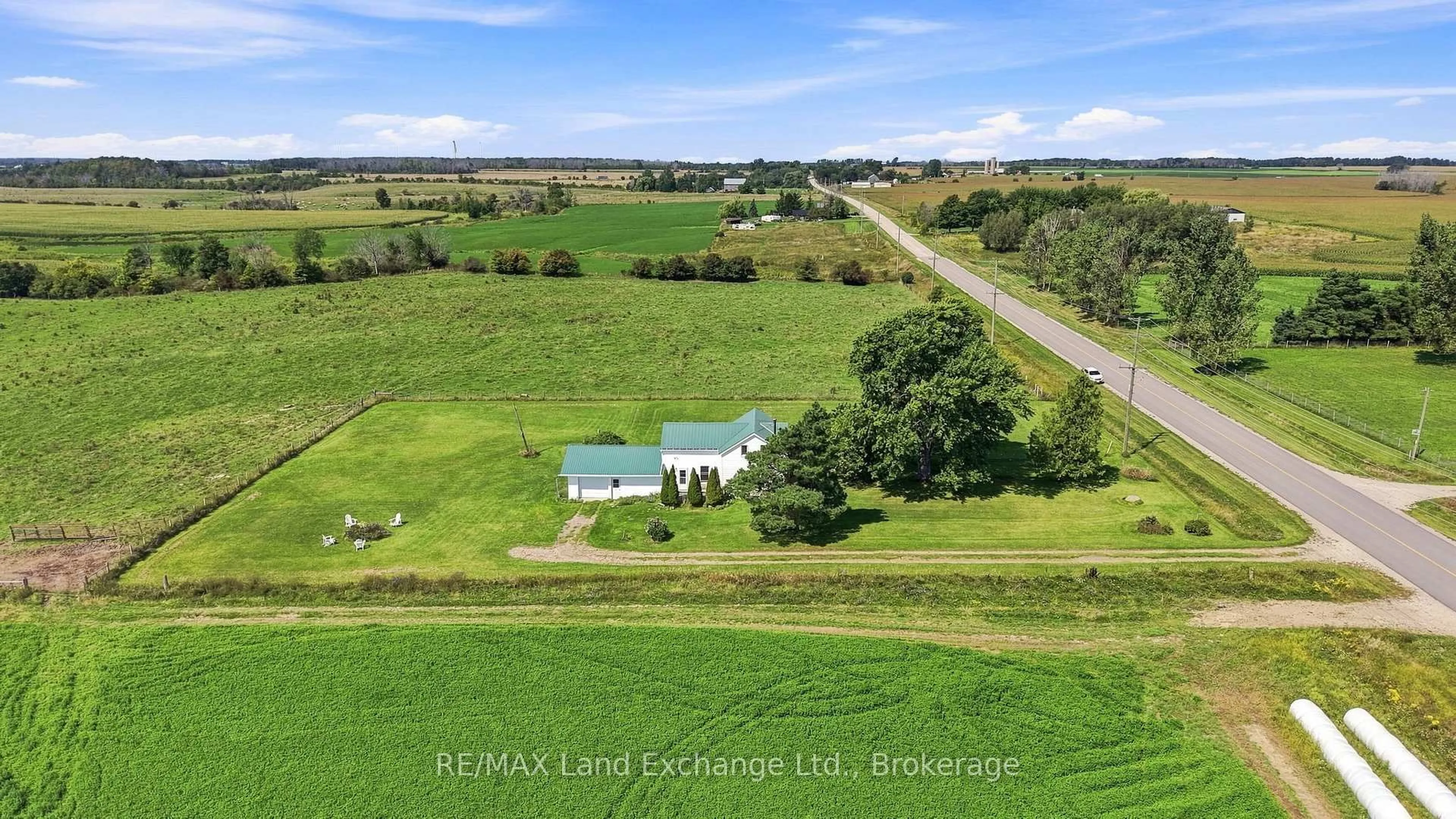 A pic from outside/outdoor area/front of a property/back of a property/a pic from drone, unknown for 1473 Bruce-Saugeen Townline, Kincardine Ontario N0H 2C5