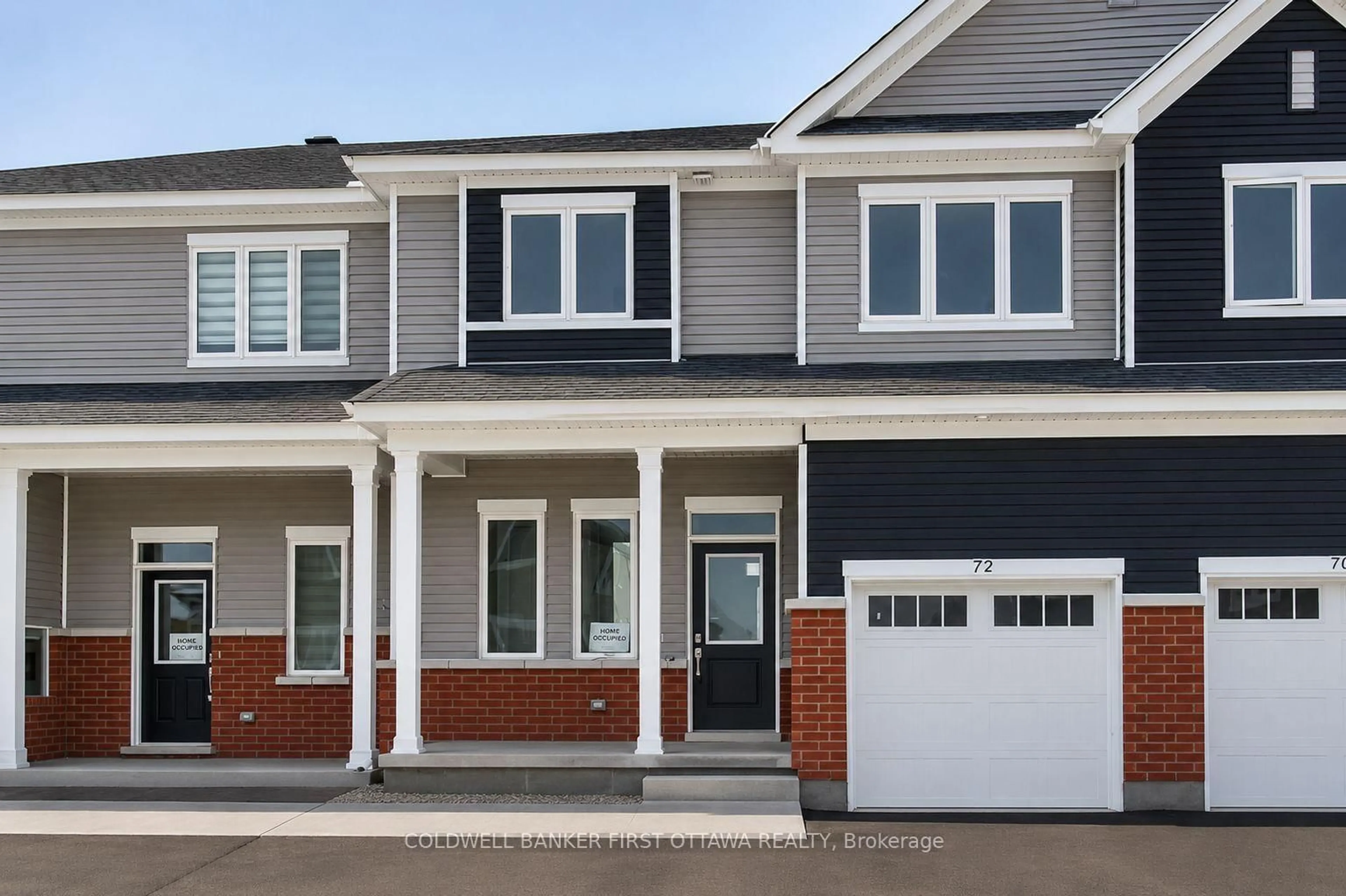 Home with vinyl exterior material, street for 72 FOCALITY Cres, Ottawa Ontario K2J 6W8