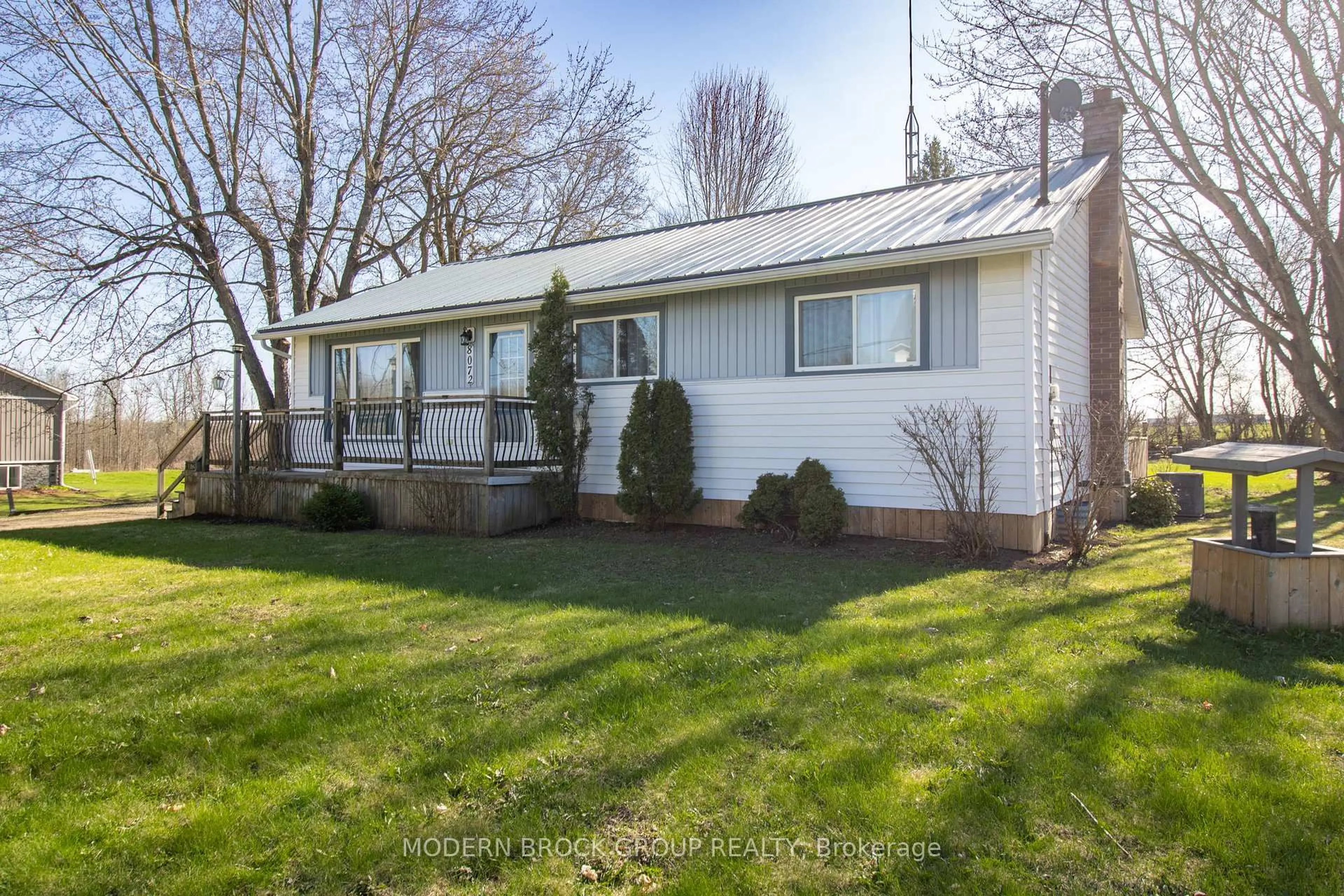 Home with vinyl exterior material, street for 8072 County Road 29 Rd, Elizabethtown-Kitley Ontario K0E 1A0