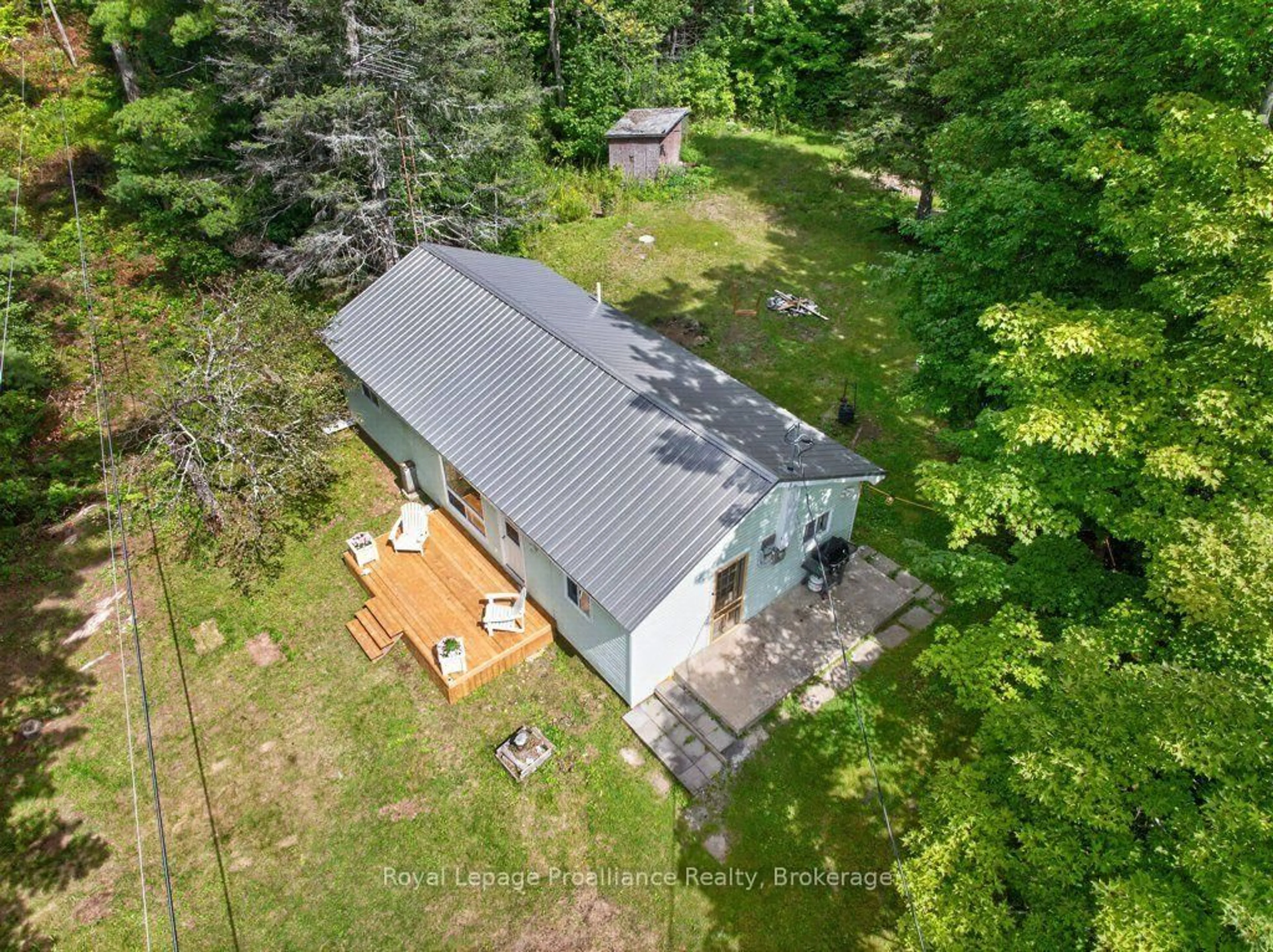 A pic from outside/outdoor area/front of a property/back of a property/a pic from drone, unknown for 1139 River Rd, Ompah Ontario K0H 2J0