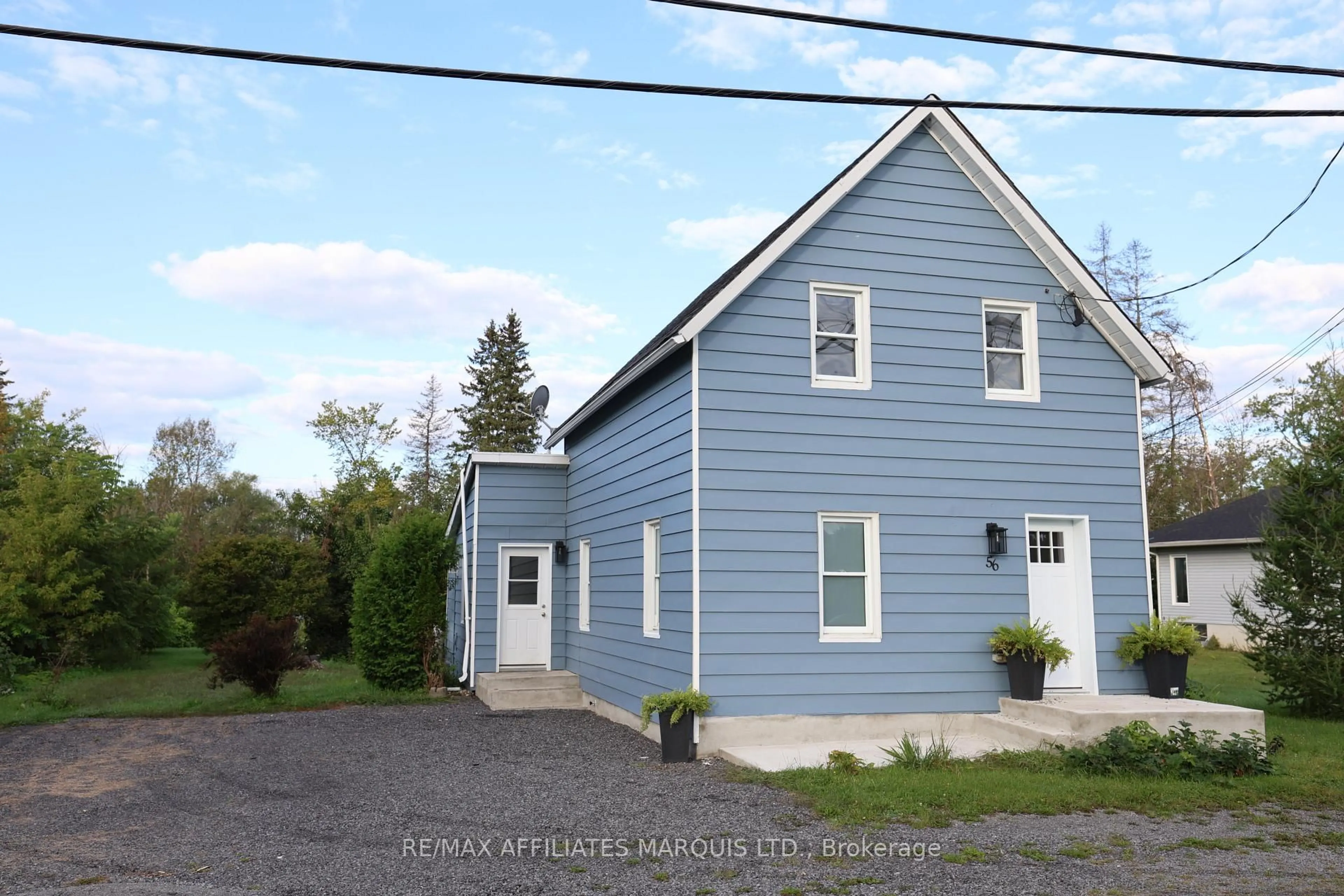 A pic from outside/outdoor area/front of a property/back of a property/a pic from drone, street for 56 Marlborough St, North Glengarry Ontario K0C 1T0