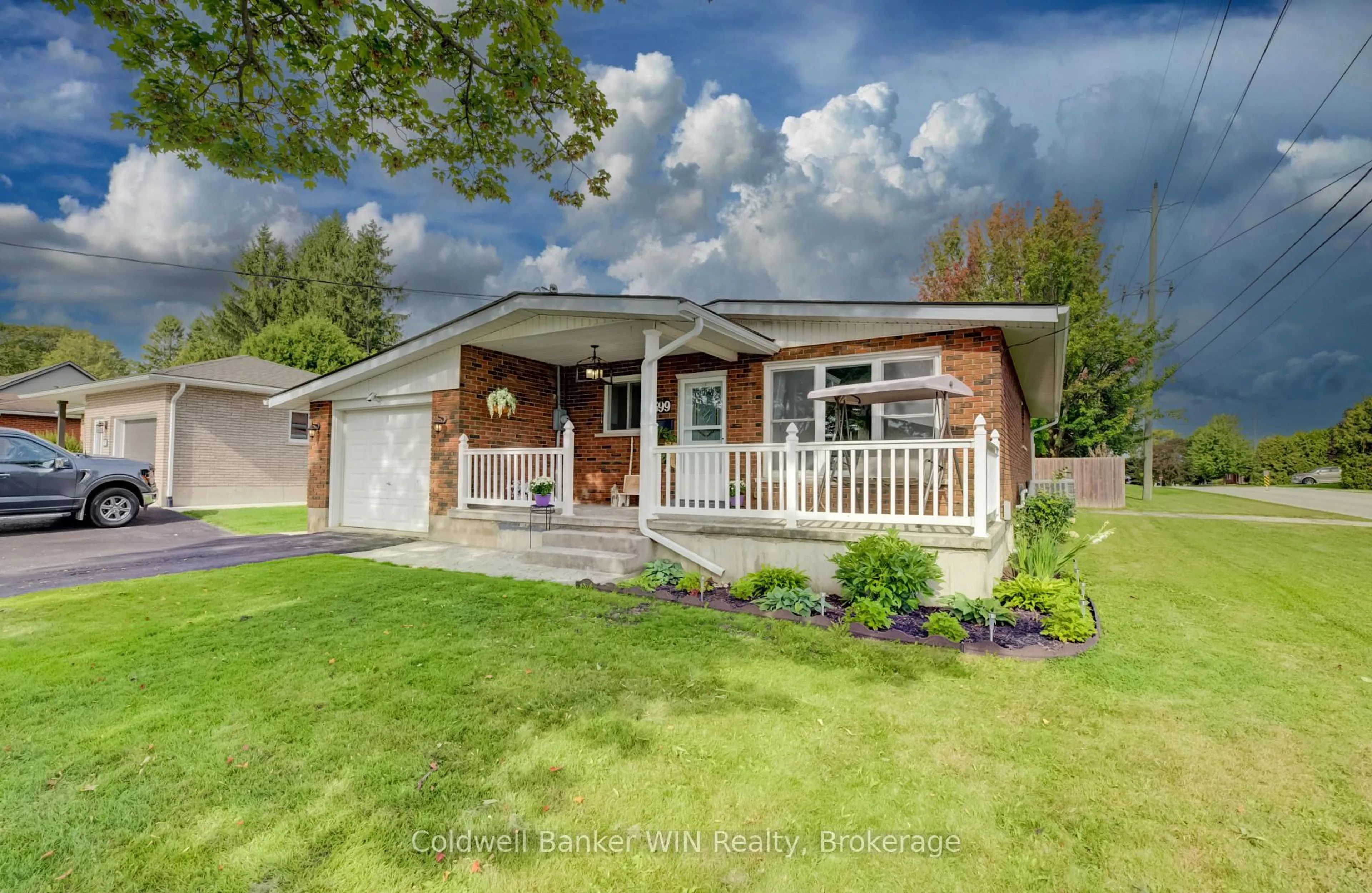 Home with vinyl exterior material, street for 399 Birmingham St, Wellington North Ontario N0G 2L2