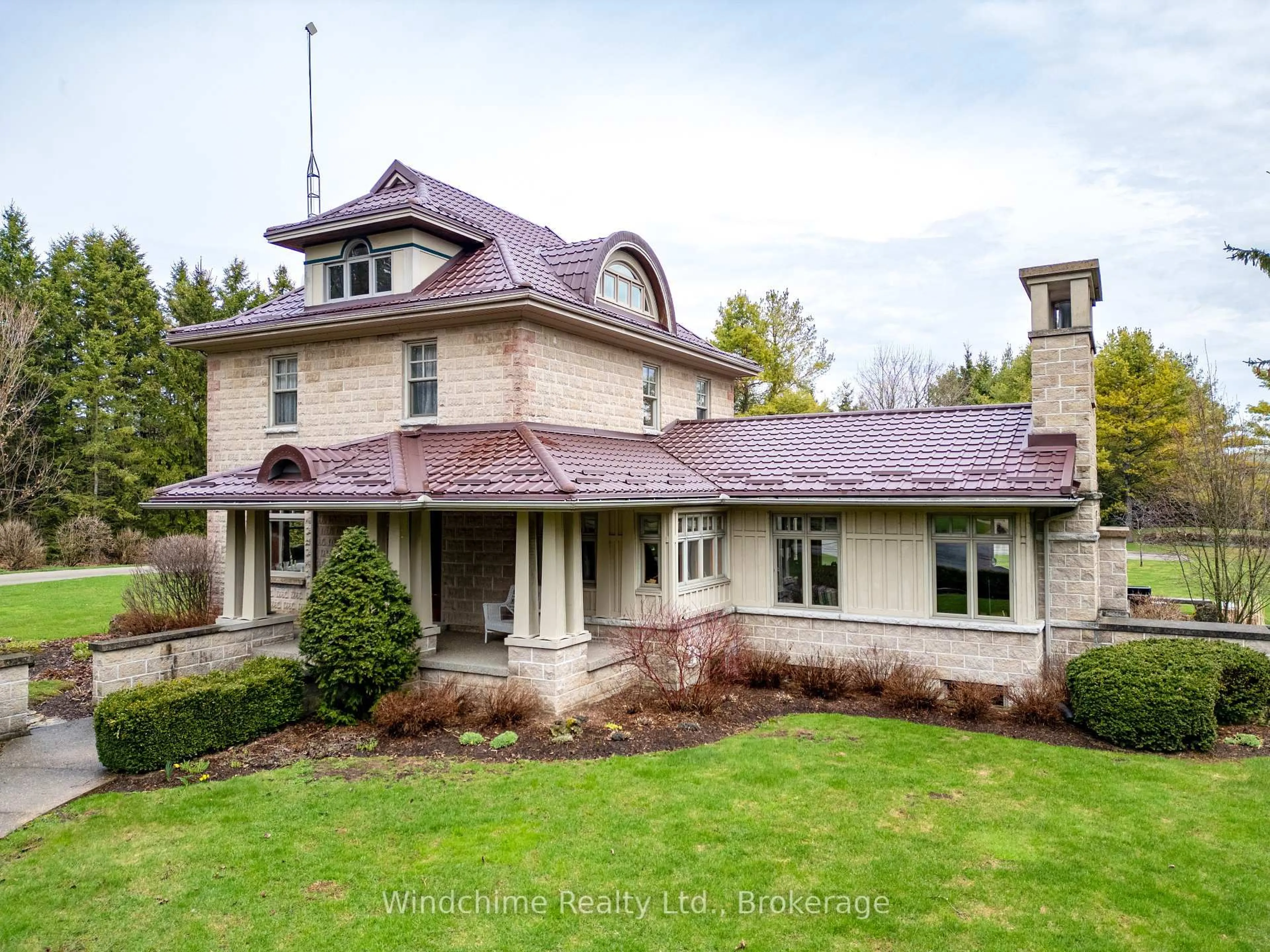 Home with brick exterior material, building for 635317 Euphrasia-Holland Townline, Grey Highlands Ontario N0C 1H0