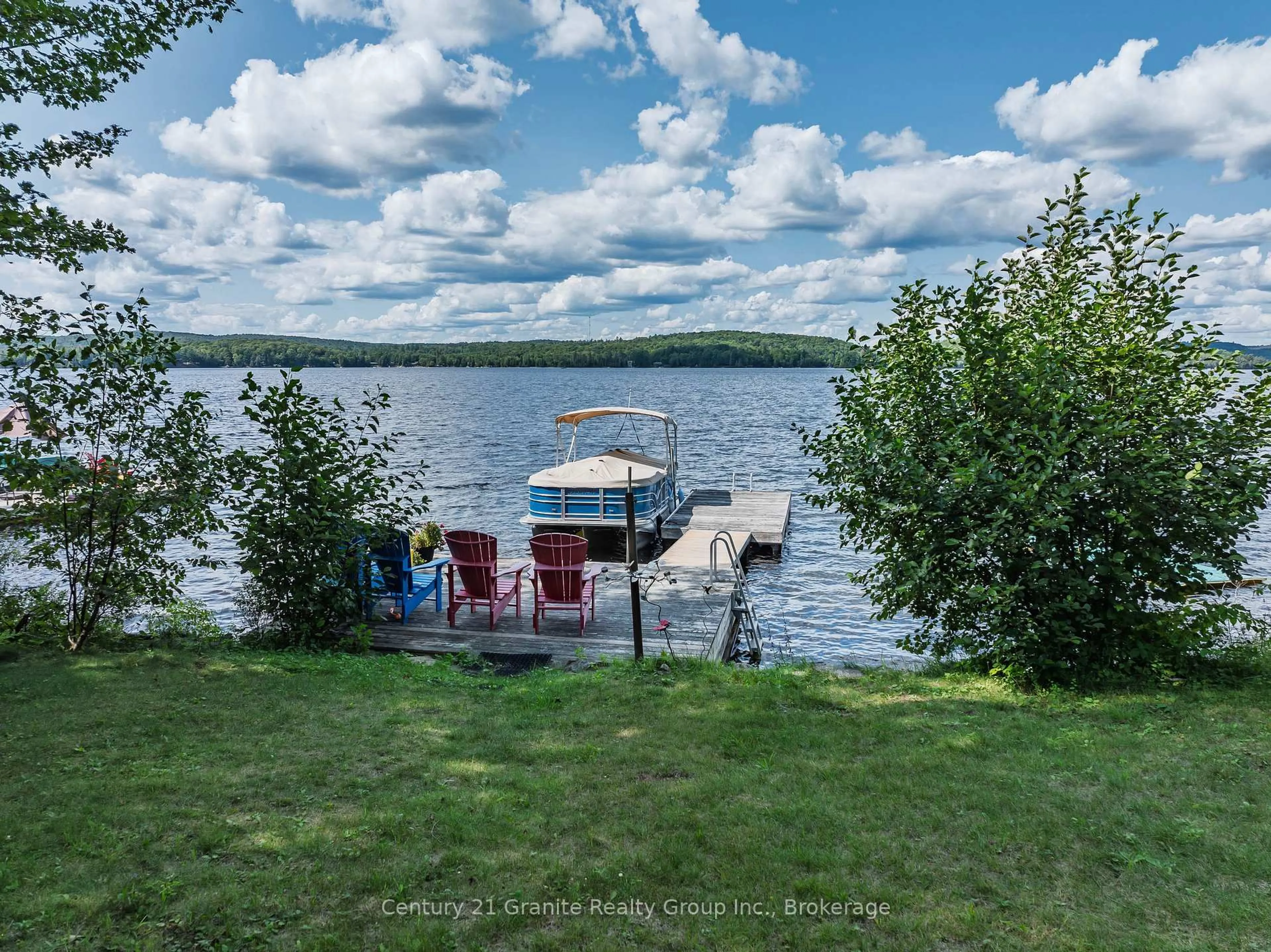 Patio, water/lake/river/ocean view for 1401 Hodgson Rd, Dysart et al Ontario K0M 1S0