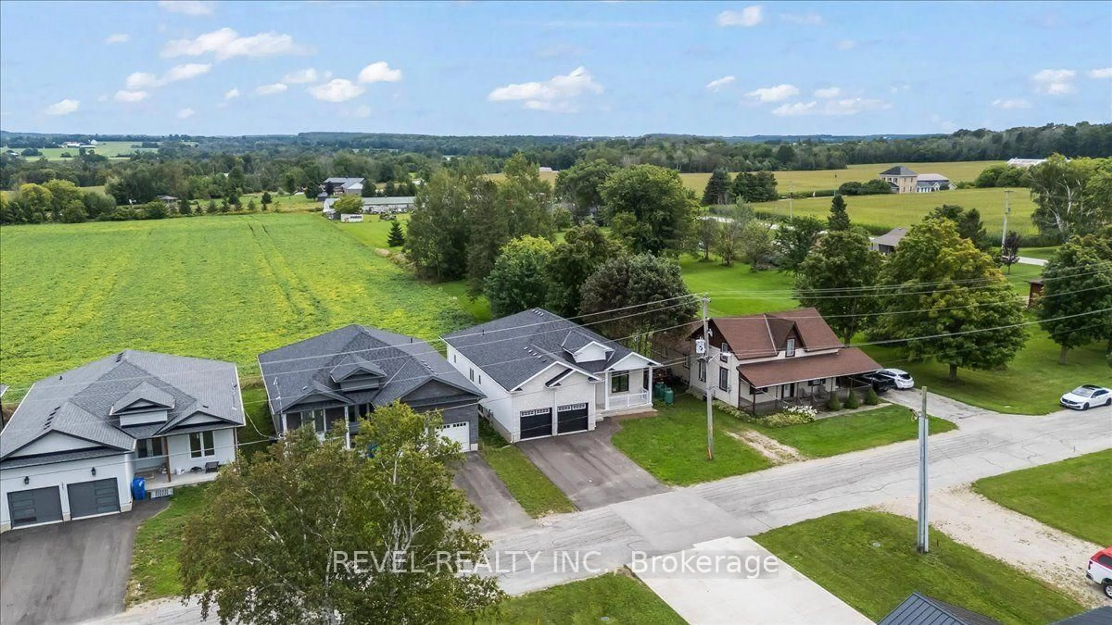 A pic from outside/outdoor area/front of a property/back of a property/a pic from drone, mountain view for 221 Forler St, West Grey Ontario N0G 2M0