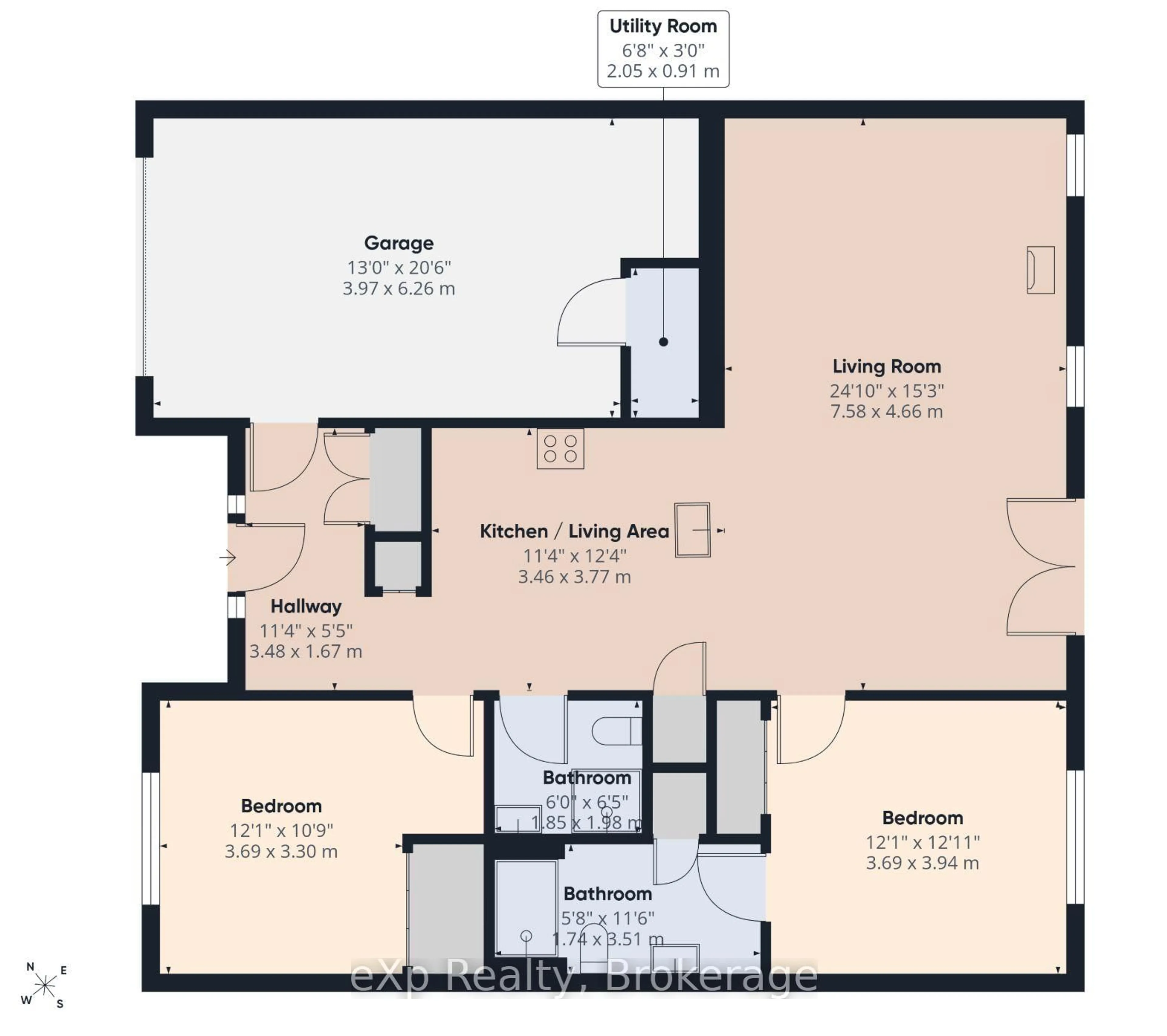 Floor plan for 246 GREY St #Unit 20, Saugeen Shores Ontario N0H 2L0