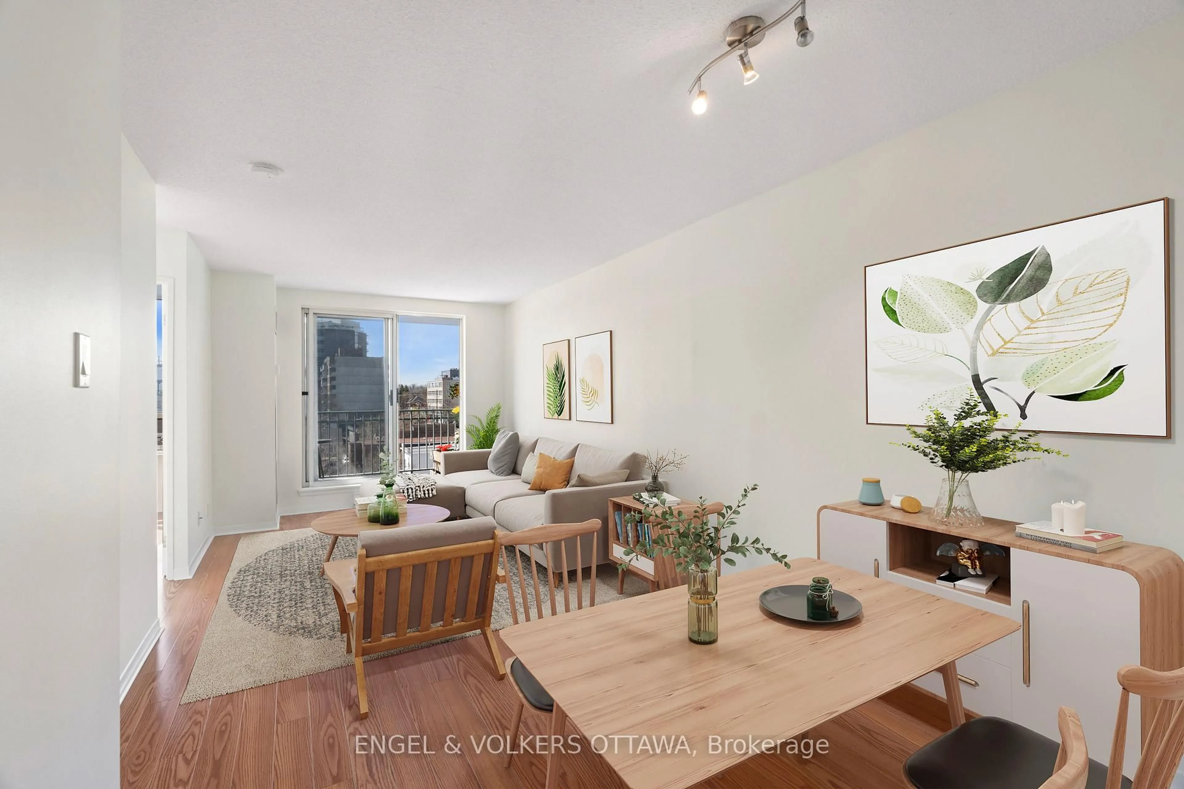 Living room with furniture, unknown for 45 Holland Ave #610, Ottawa Ontario K1Y 4S3