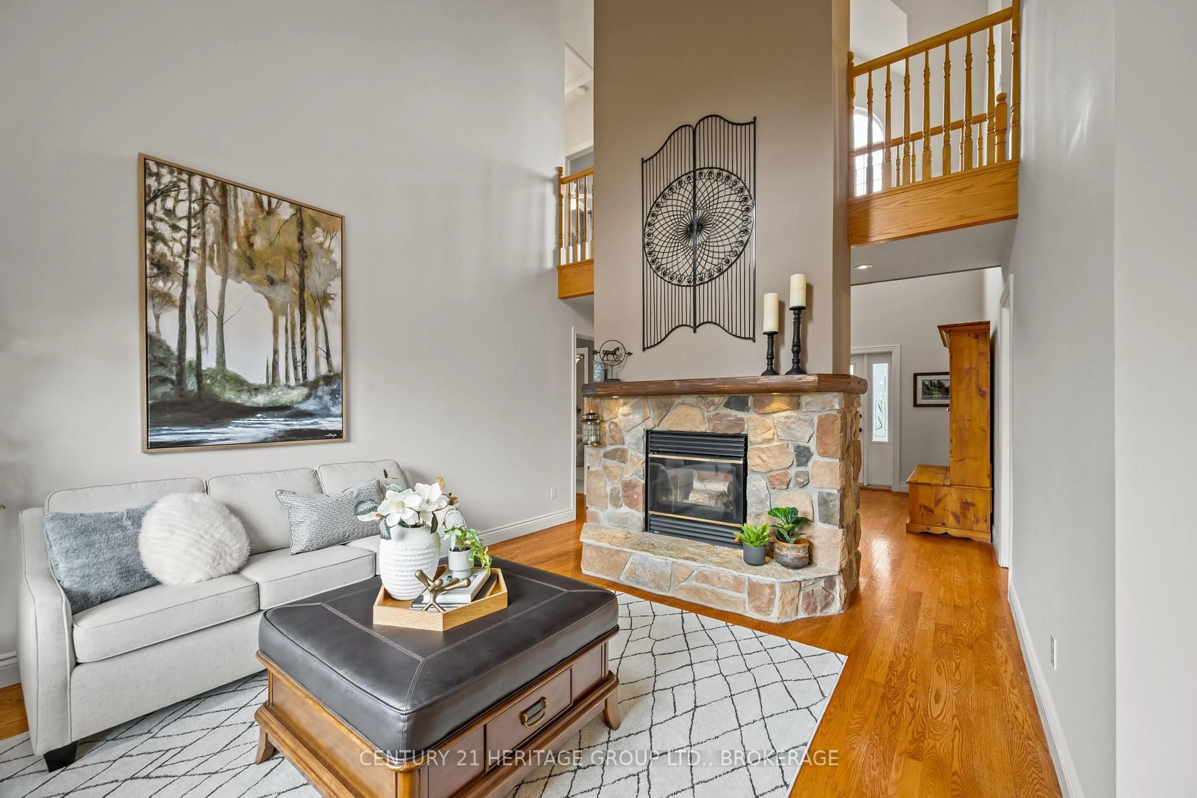 Living room with furniture, unknown for 5216 Bradford Rd, Harrowsmith Ontario K0H 1V0