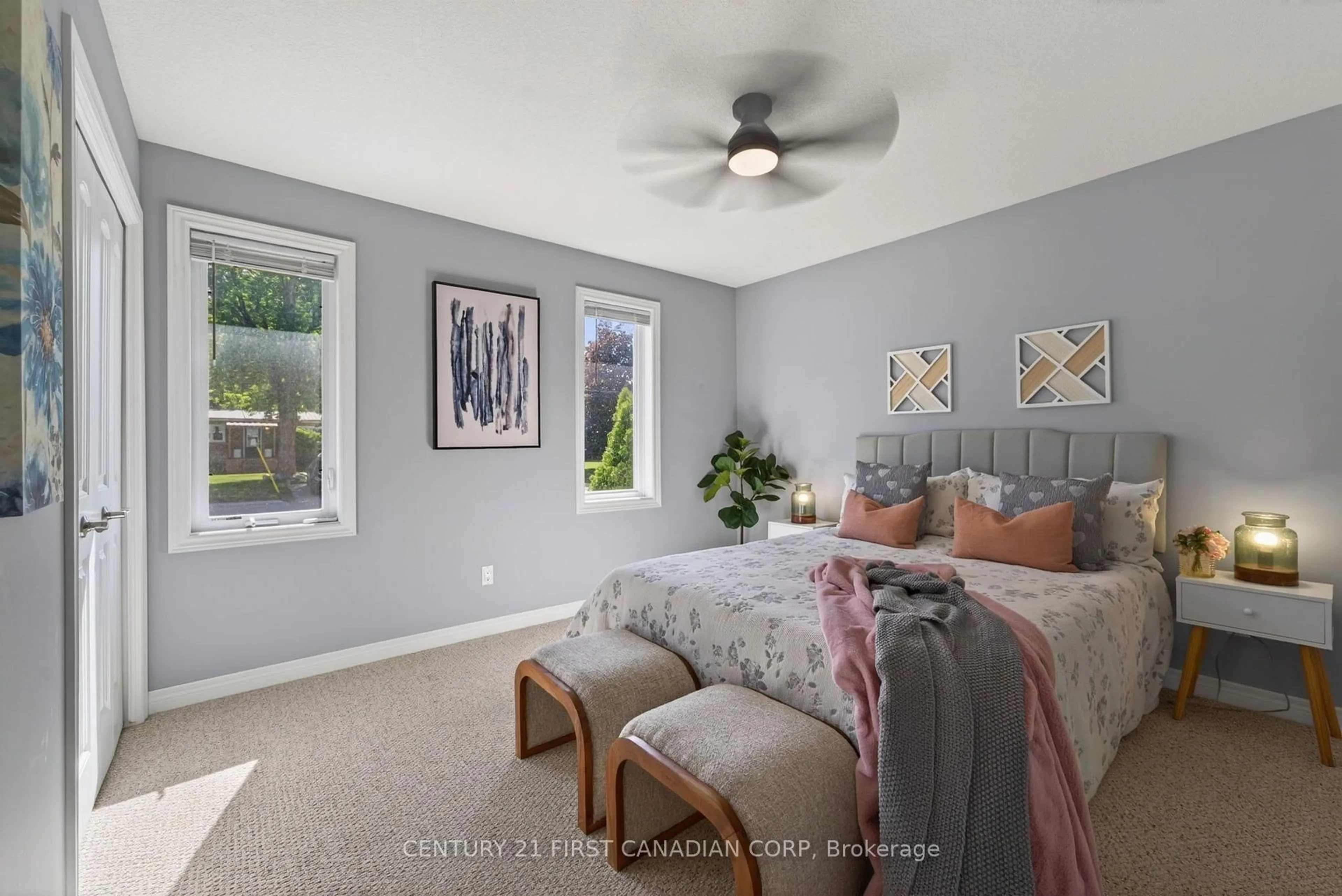 Bedroom with bed, unknown for 171 Francis St, South Huron Ontario N0M 1S3