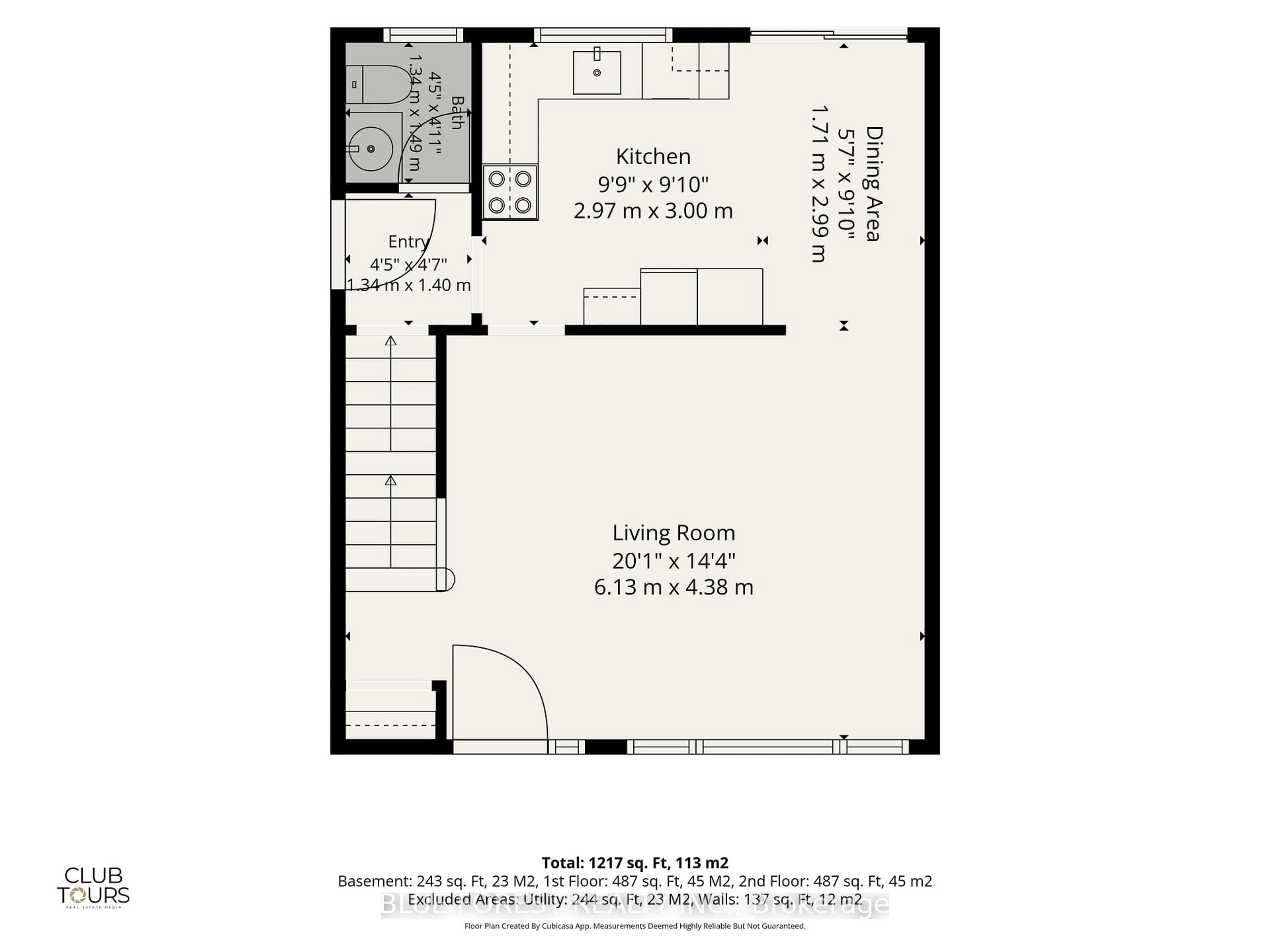 Floor plan for 230 Cairn St, London South Ontario N5Z 3W7