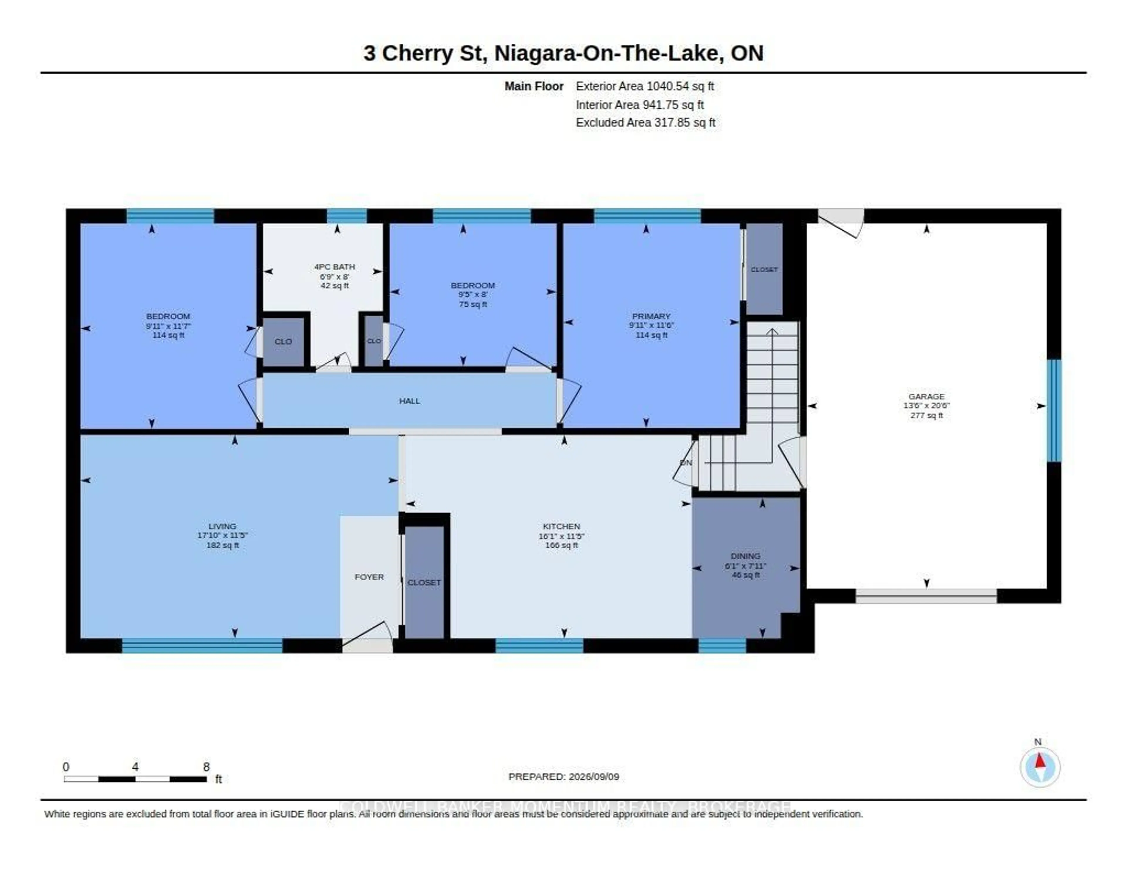 Floor plan for 3 Cherry St, Niagara-on-the-Lake Ontario L0S 1J0