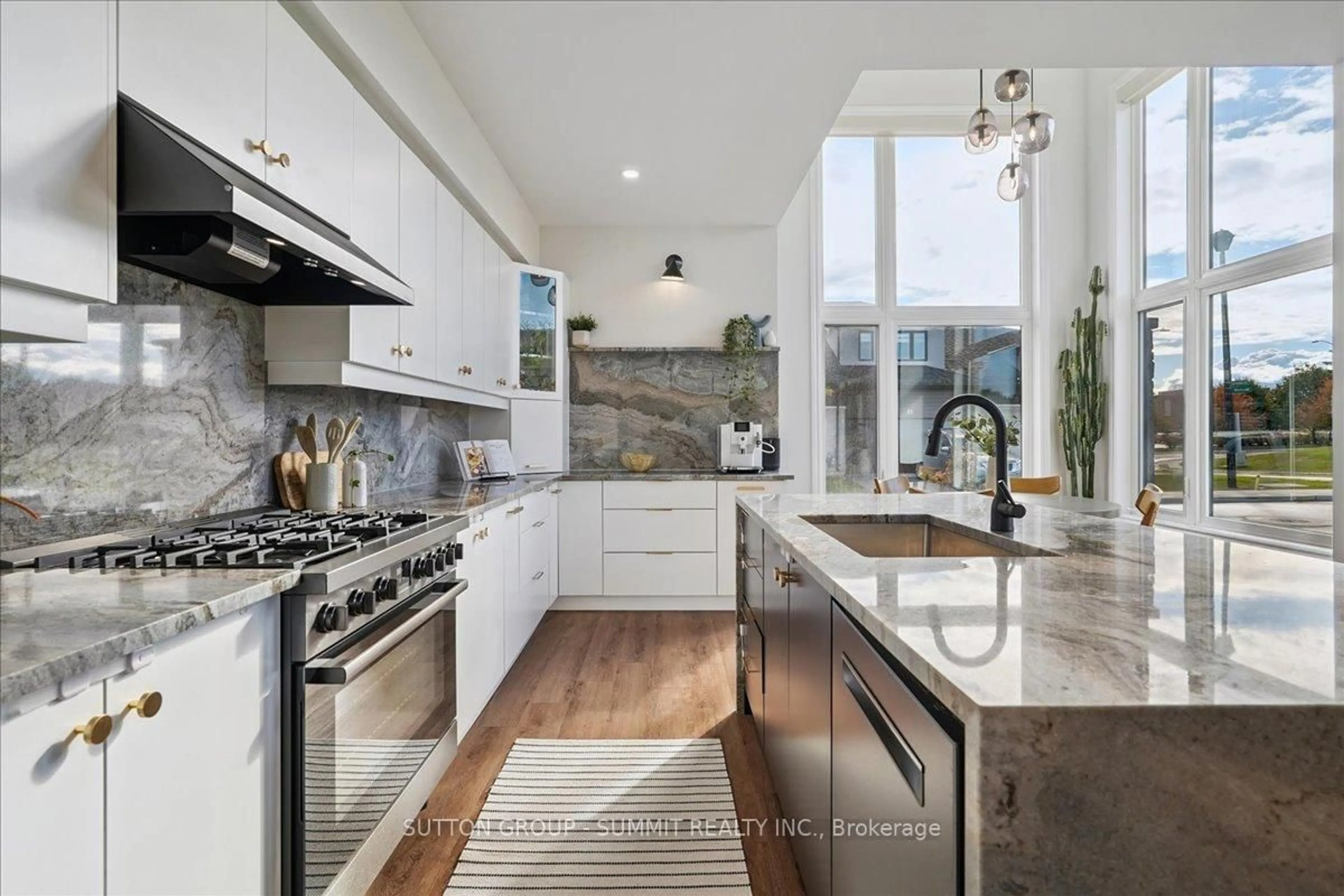 Contemporary kitchen, ceramic/tile floor for 52 Welch Lane, Hamilton Ontario L9C 0G1