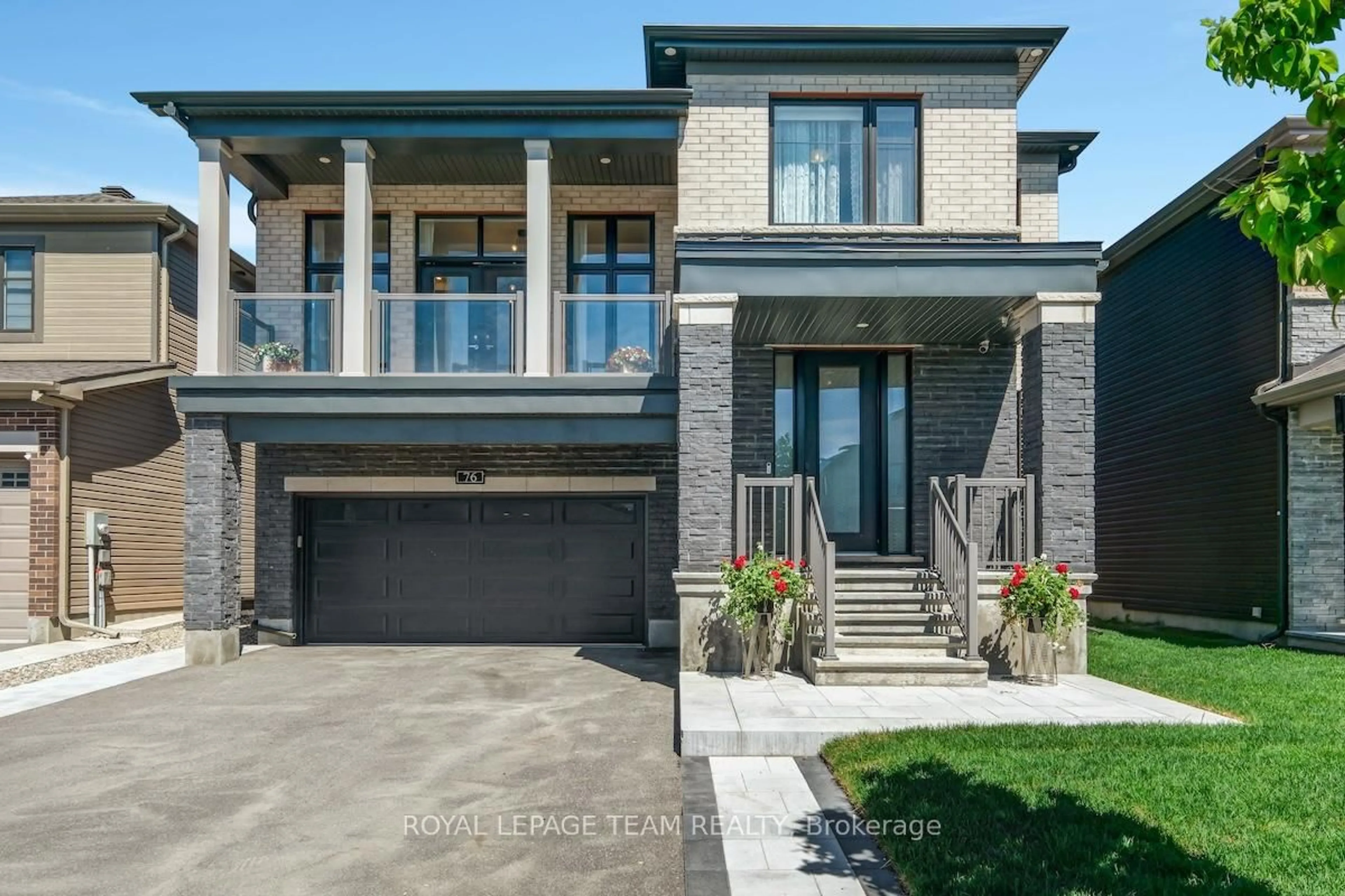 Home with brick exterior material, street for 76 Ascari Rd, Manotick Ontario K4M 0M6