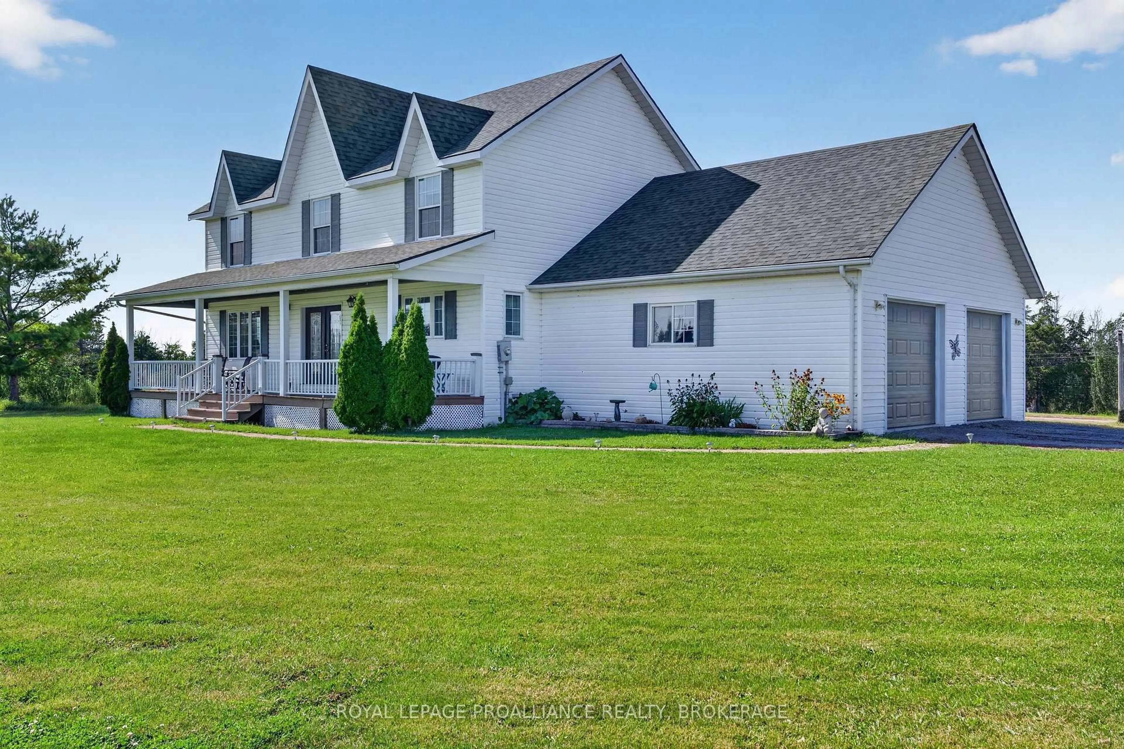 A pic from outside/outdoor area/front of a property/back of a property/a pic from drone, unknown for 867 Millhaven Rd, Bissett Creek Ontario K0H 2H0