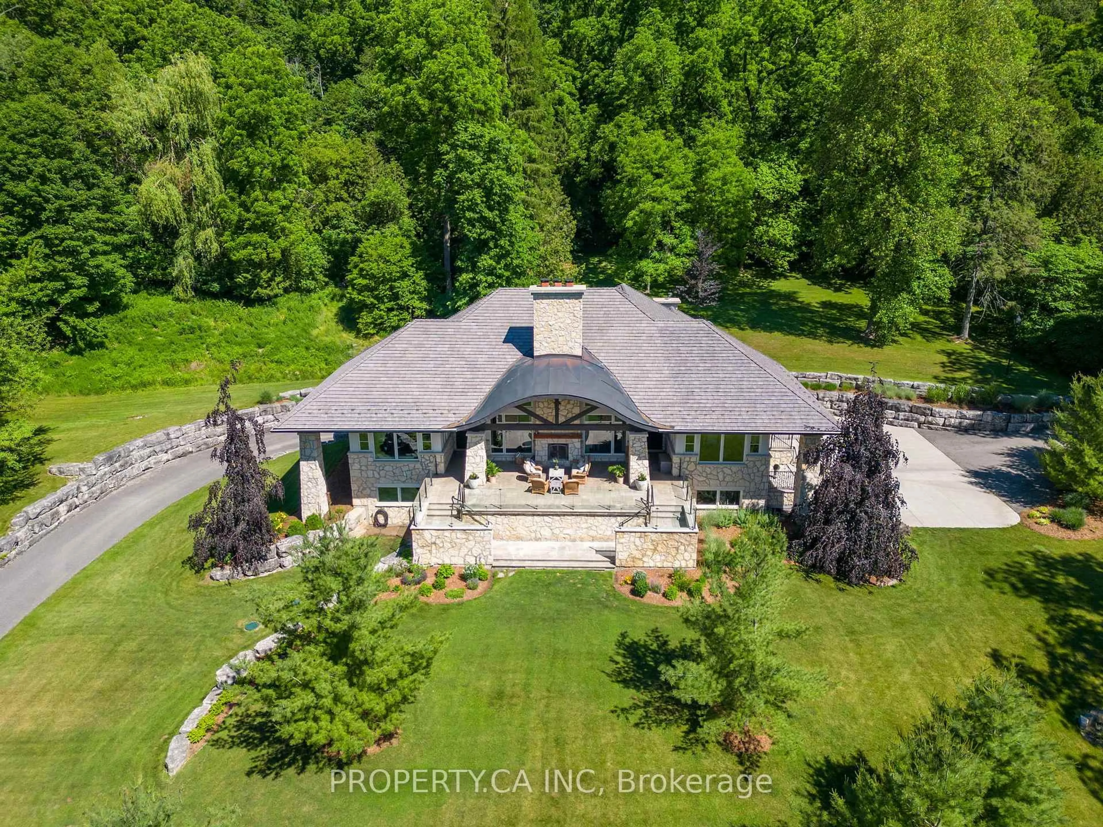 A pic from outside/outdoor area/front of a property/back of a property/a pic from drone, unknown for 10955 Old River Rd, Middlesex Centre Ontario N0L 1R0
