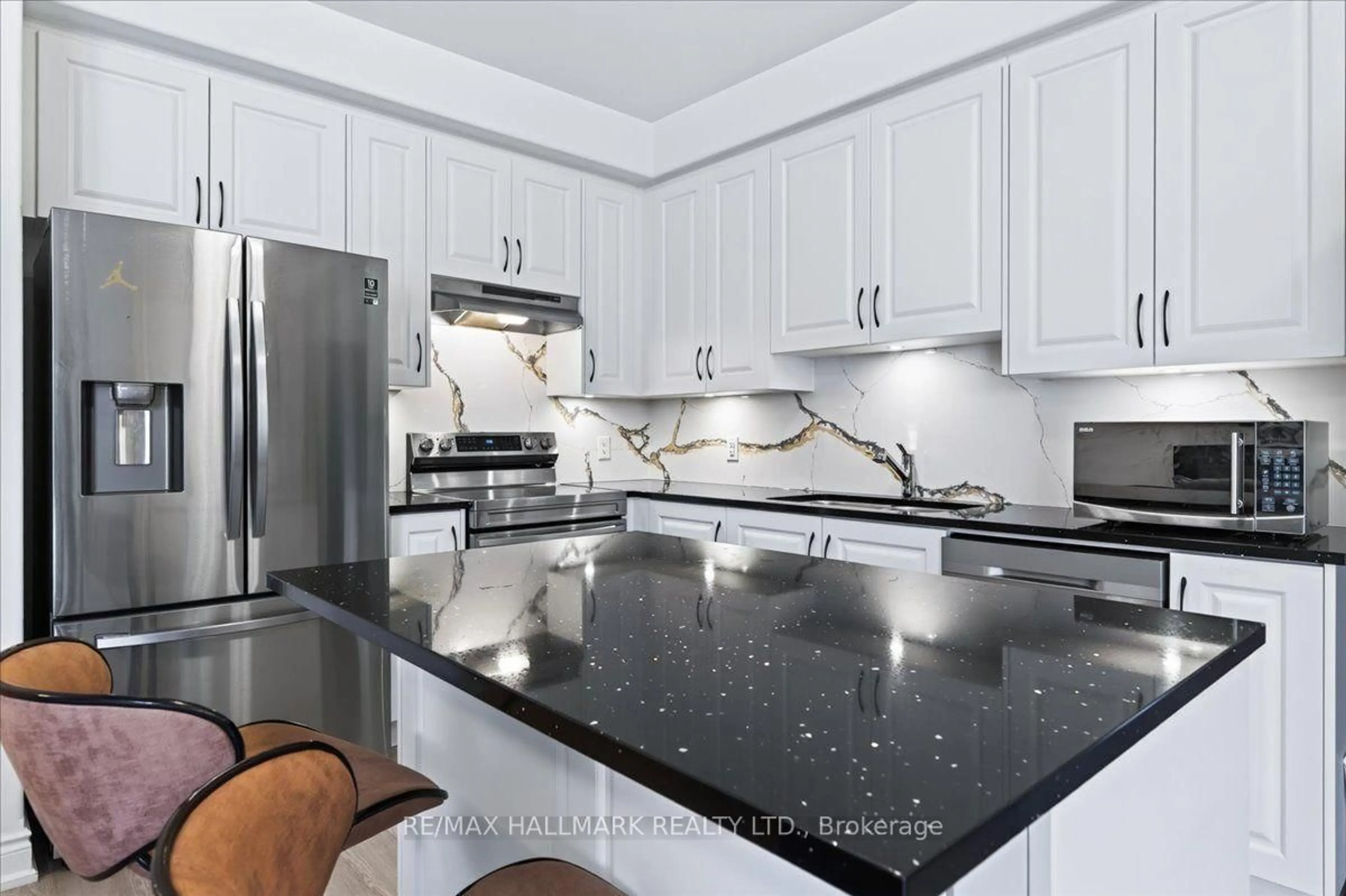 Contemporary kitchen, ceramic/tile floor for 80 Marsh Ave #134, Peterborough Ontario K9H 0J5