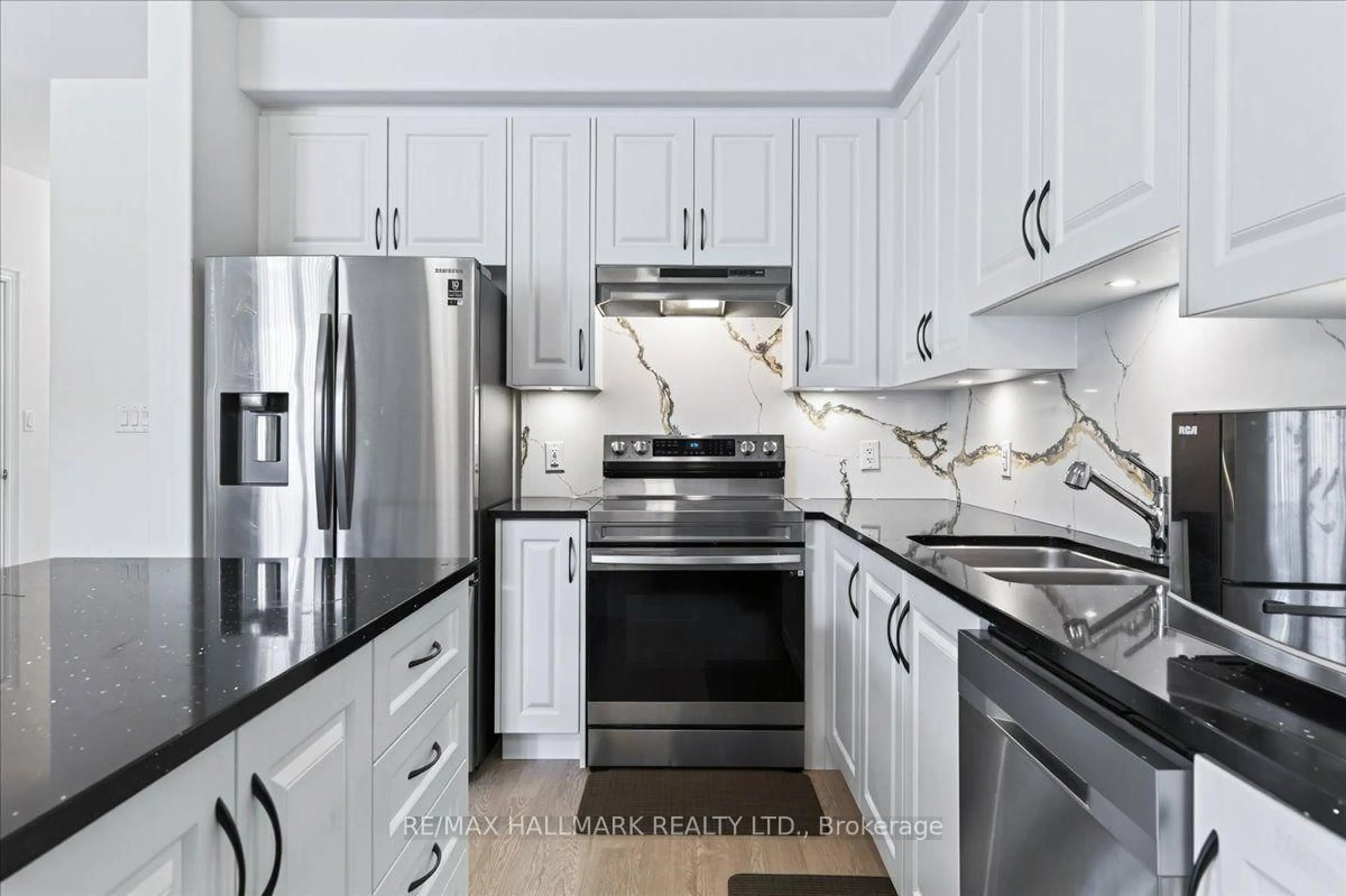 Contemporary kitchen, ceramic/tile floor for 80 Marsh Ave #134, Peterborough Ontario K9H 0J5
