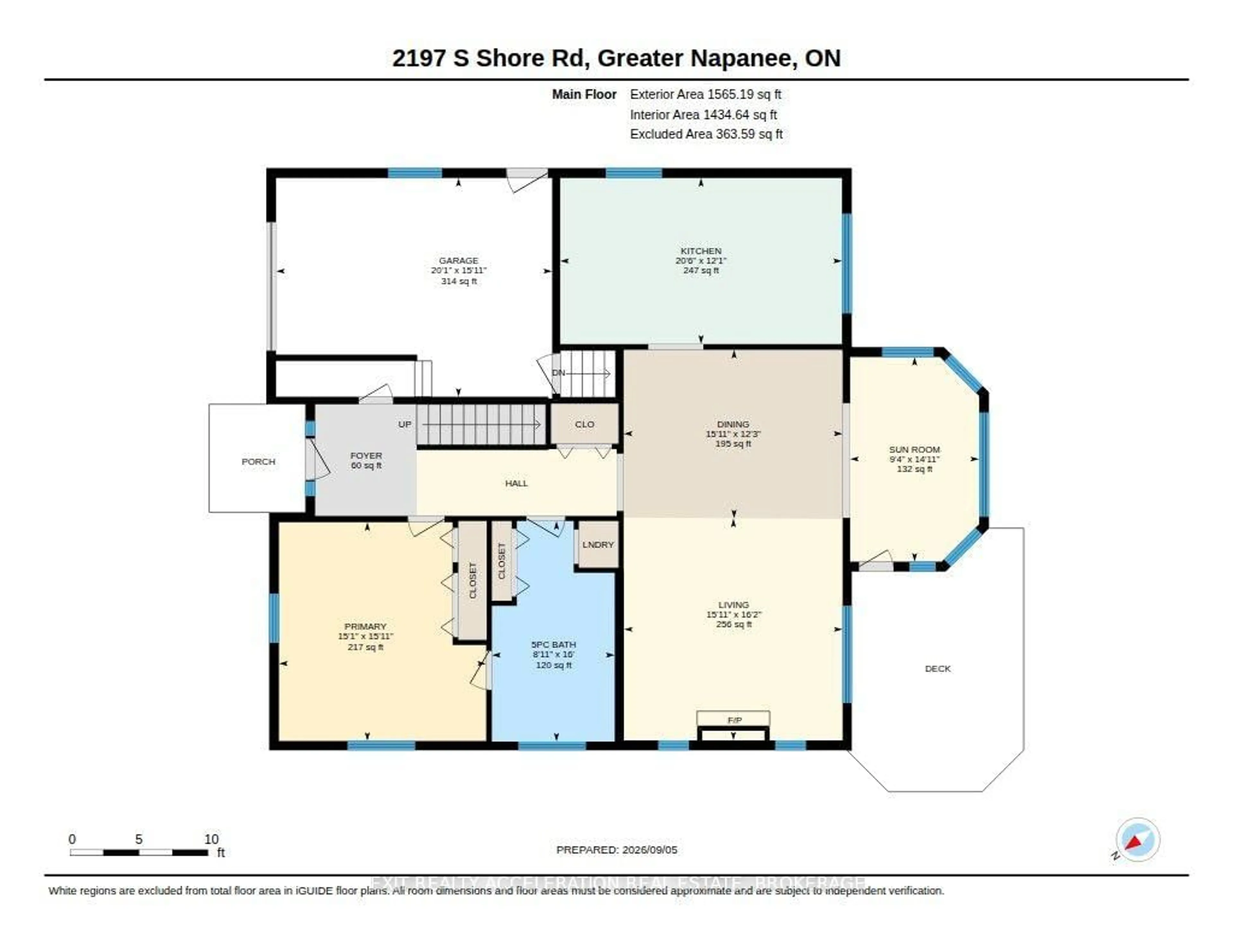 Floor plan for 2197 South Shore Rd, Napanee Ontario K7R 3K7