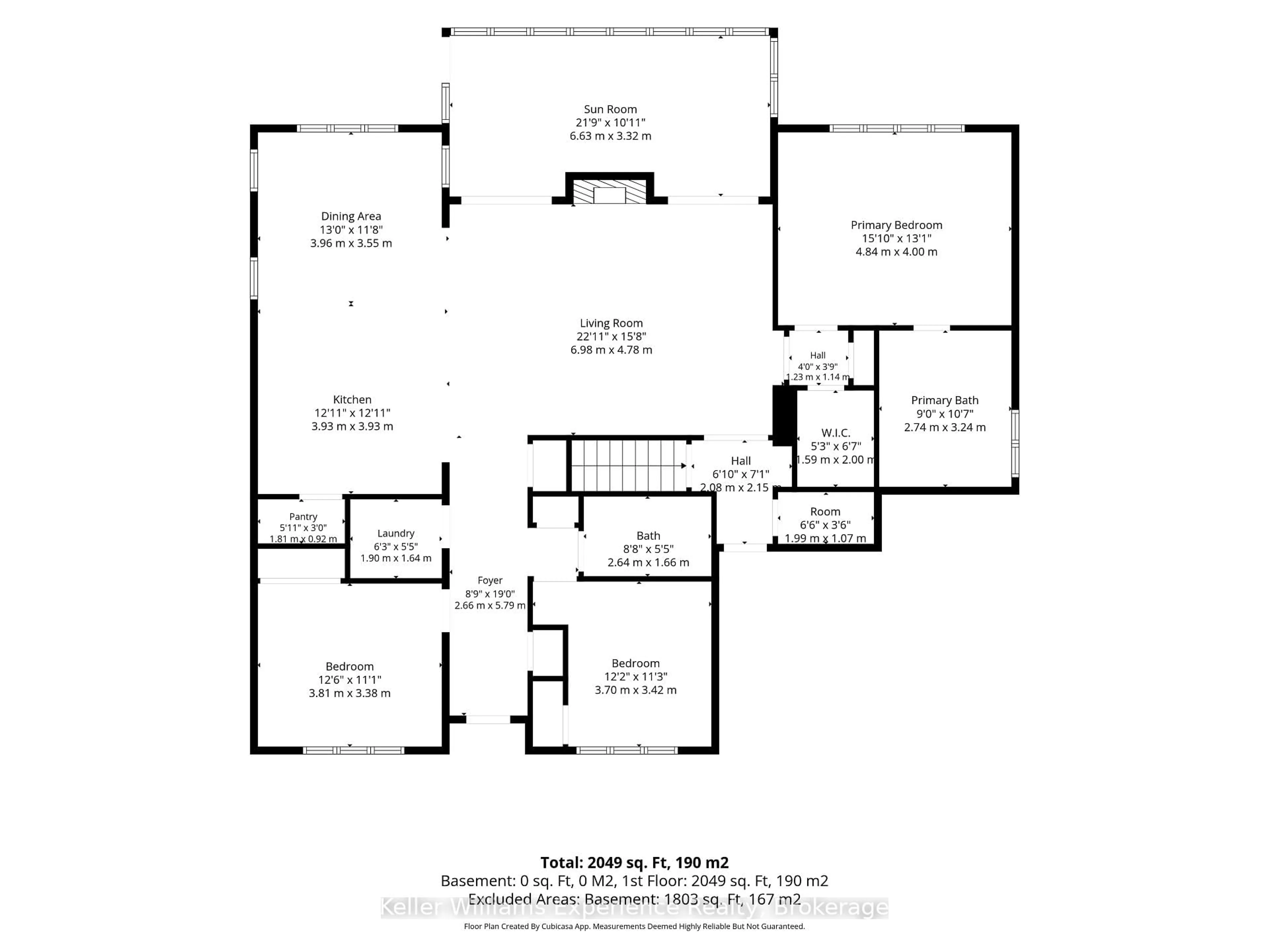 Floor plan for 38 Dyer Cres, Bracebridge Ontario P1L 0N4