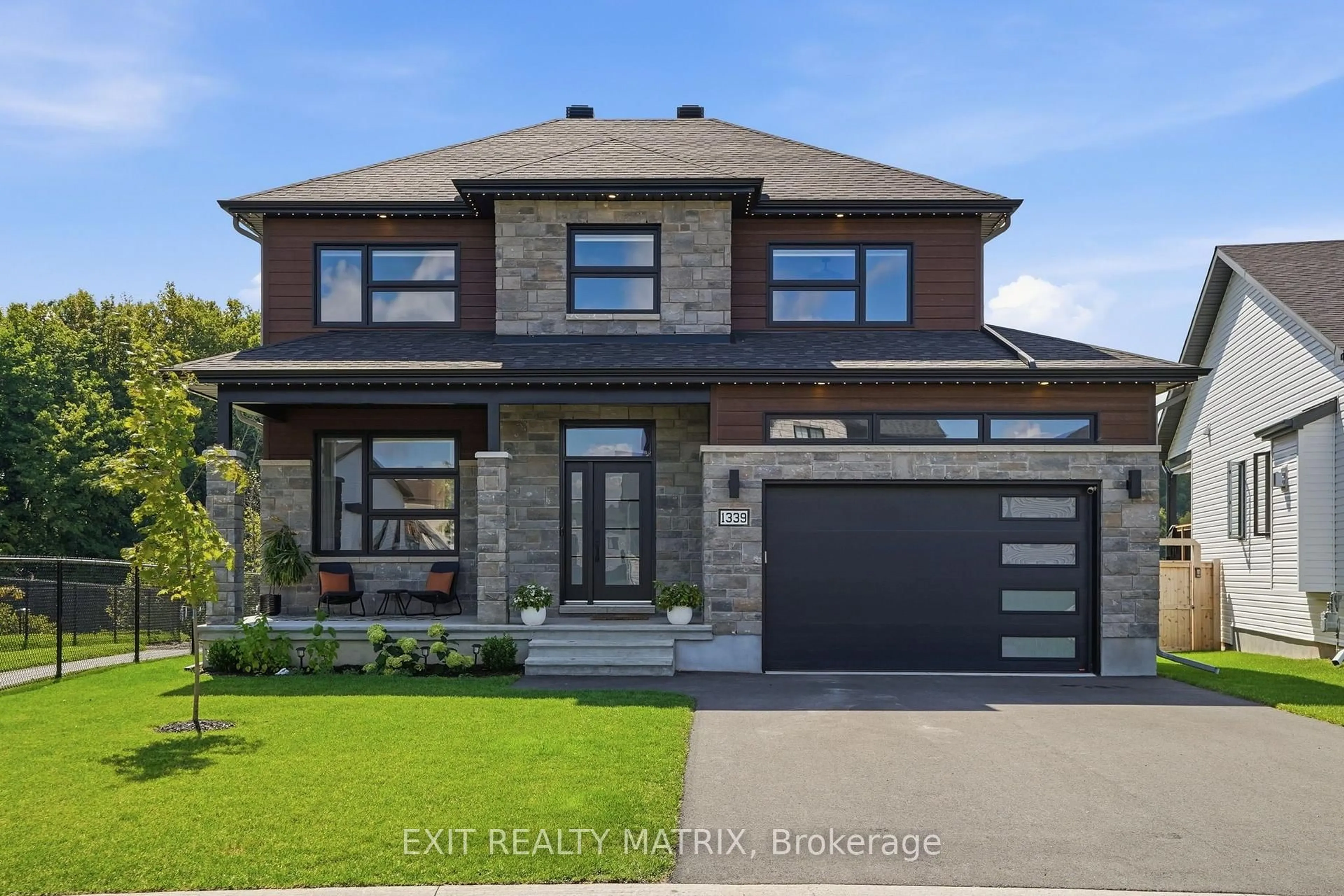 Home with brick exterior material, street for 1339 Fribourg St, Russell Ontario K0A 1W0