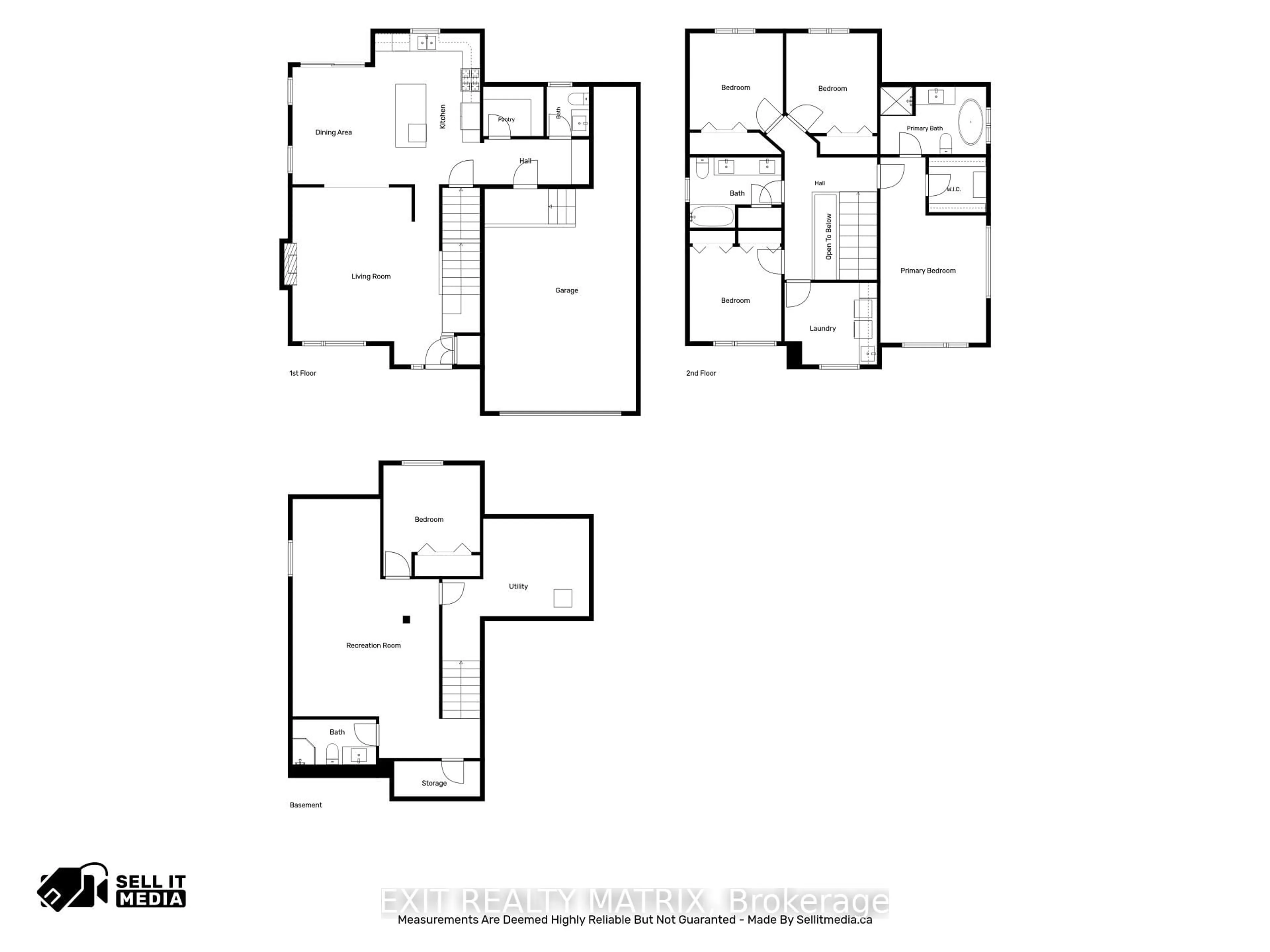 Floor plan for 1339 Fribourg St, Russell Ontario K0A 1W0