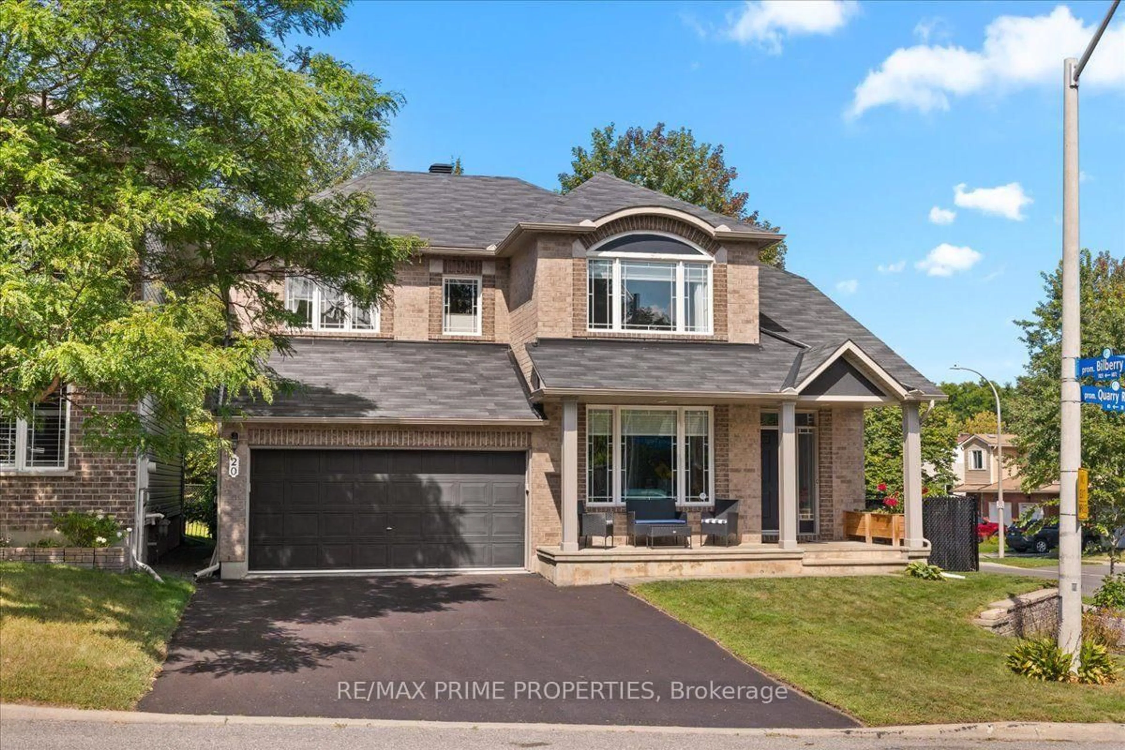 Home with brick exterior material, street for 20 Quarry Ridge Dr, Ottawa Ontario K1C 7S2