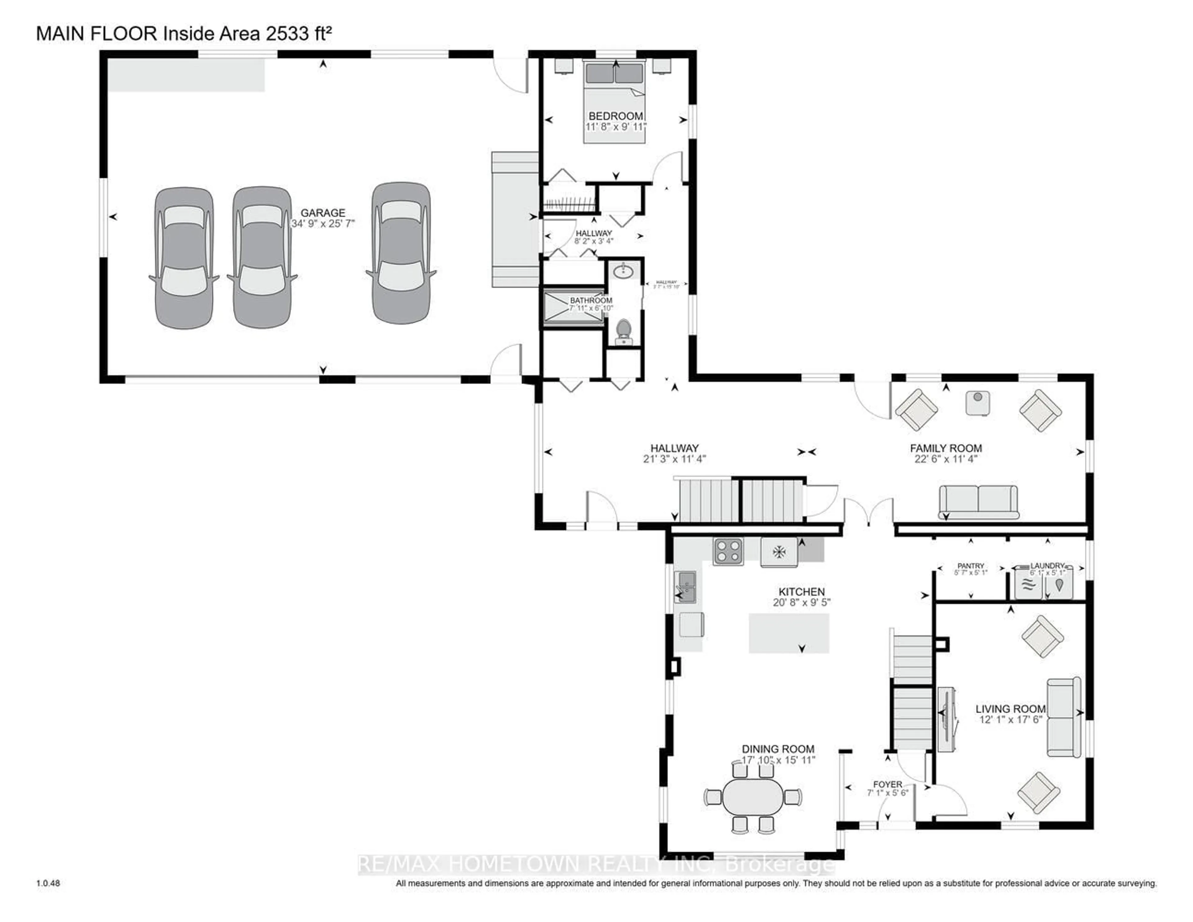 Floor plan for 8110 Wiltsie Rd, Augusta Ontario K0G 1R0