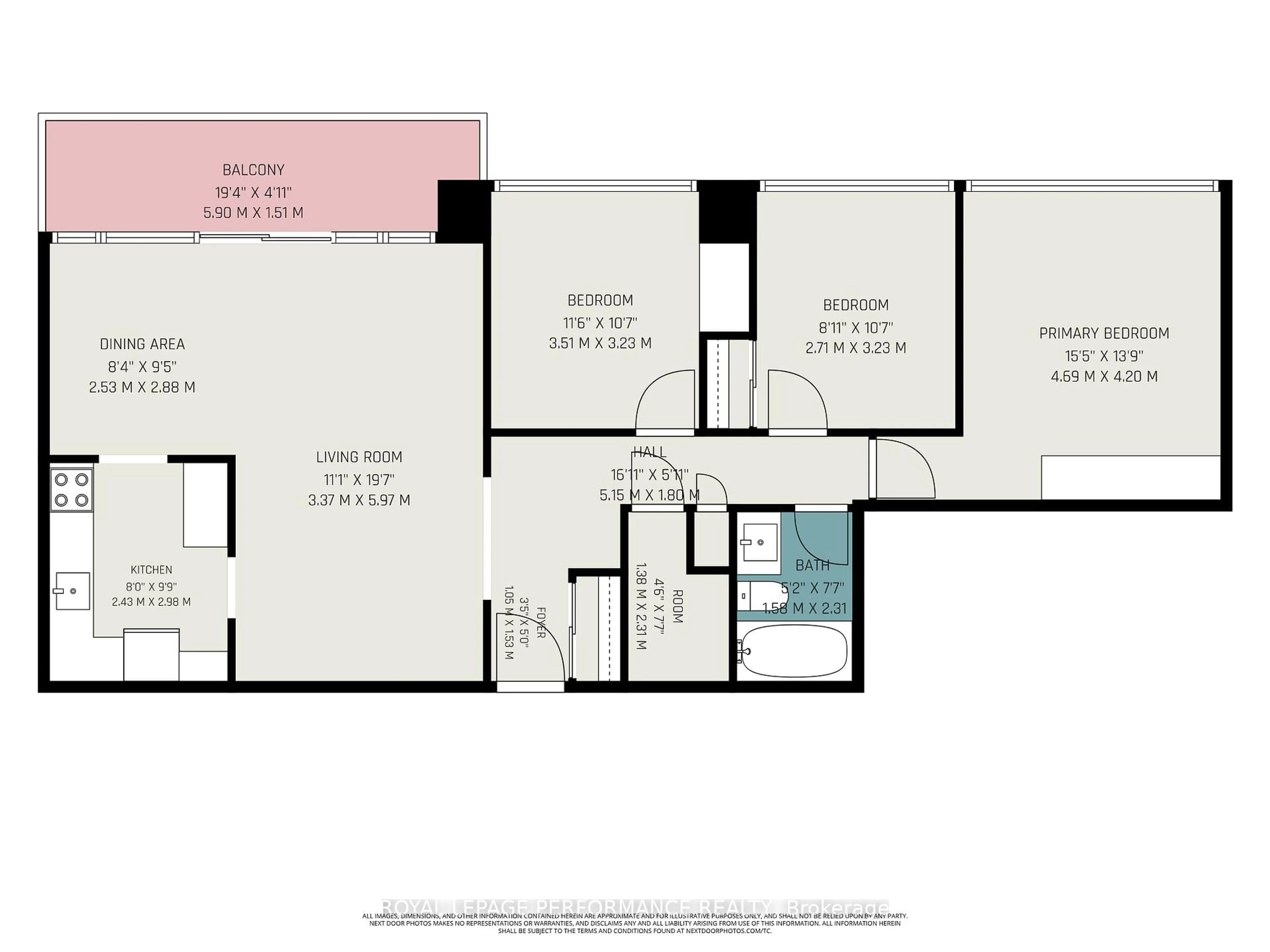 Floor plan for 2625 Regina St #708, Ottawa Ontario K2B 5W8
